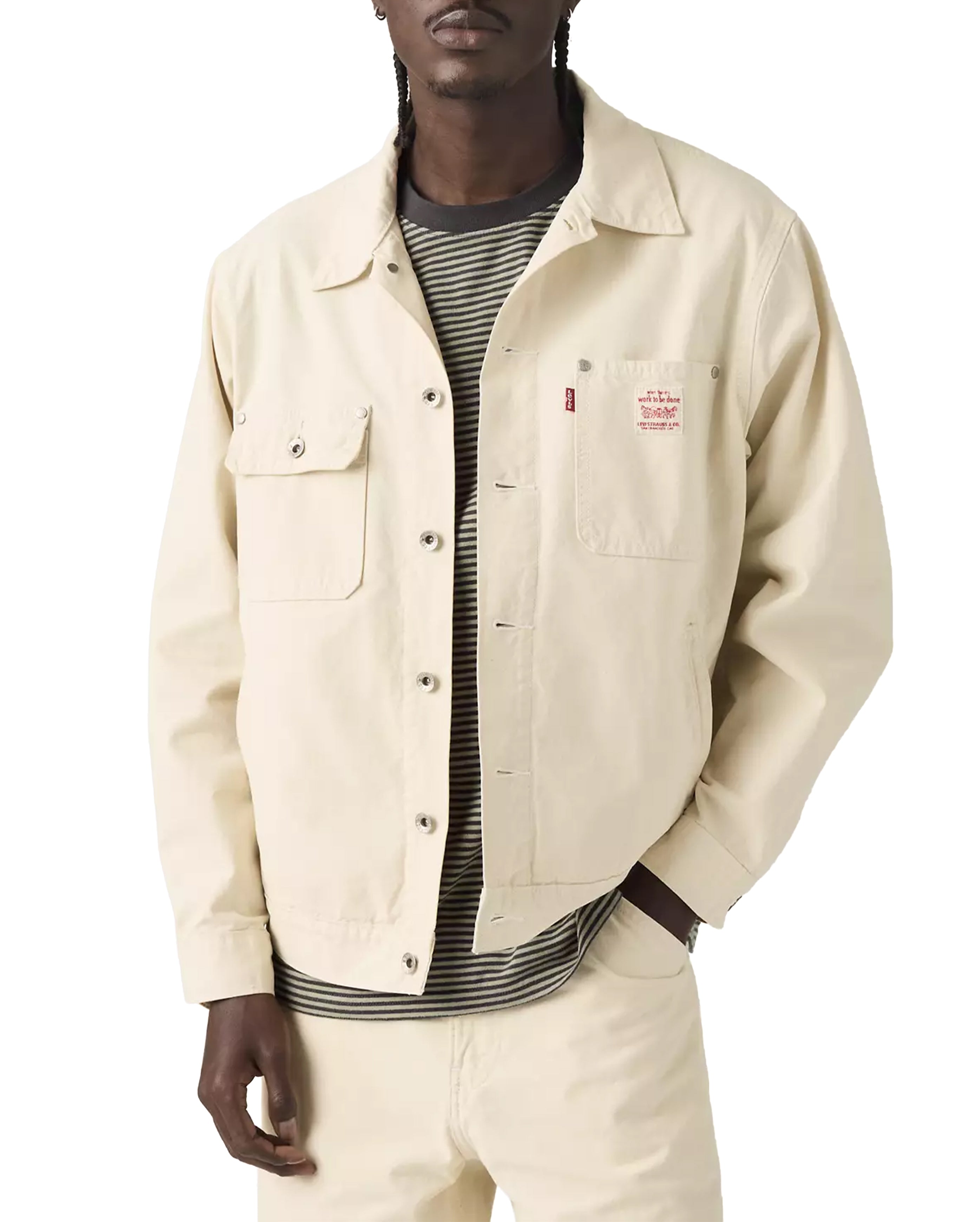 Sunrise Trucker Undyed Ecru Greige - Starcowparis - 2