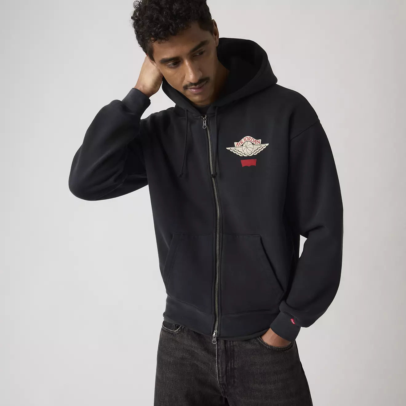 Jordan x Levi's Full-Zip Hoodie Black - IM6734-010 - Starcow Paris Jordan x Levi's Full-Zip Hoodie Black - IM6734-010 - Starcow Paris