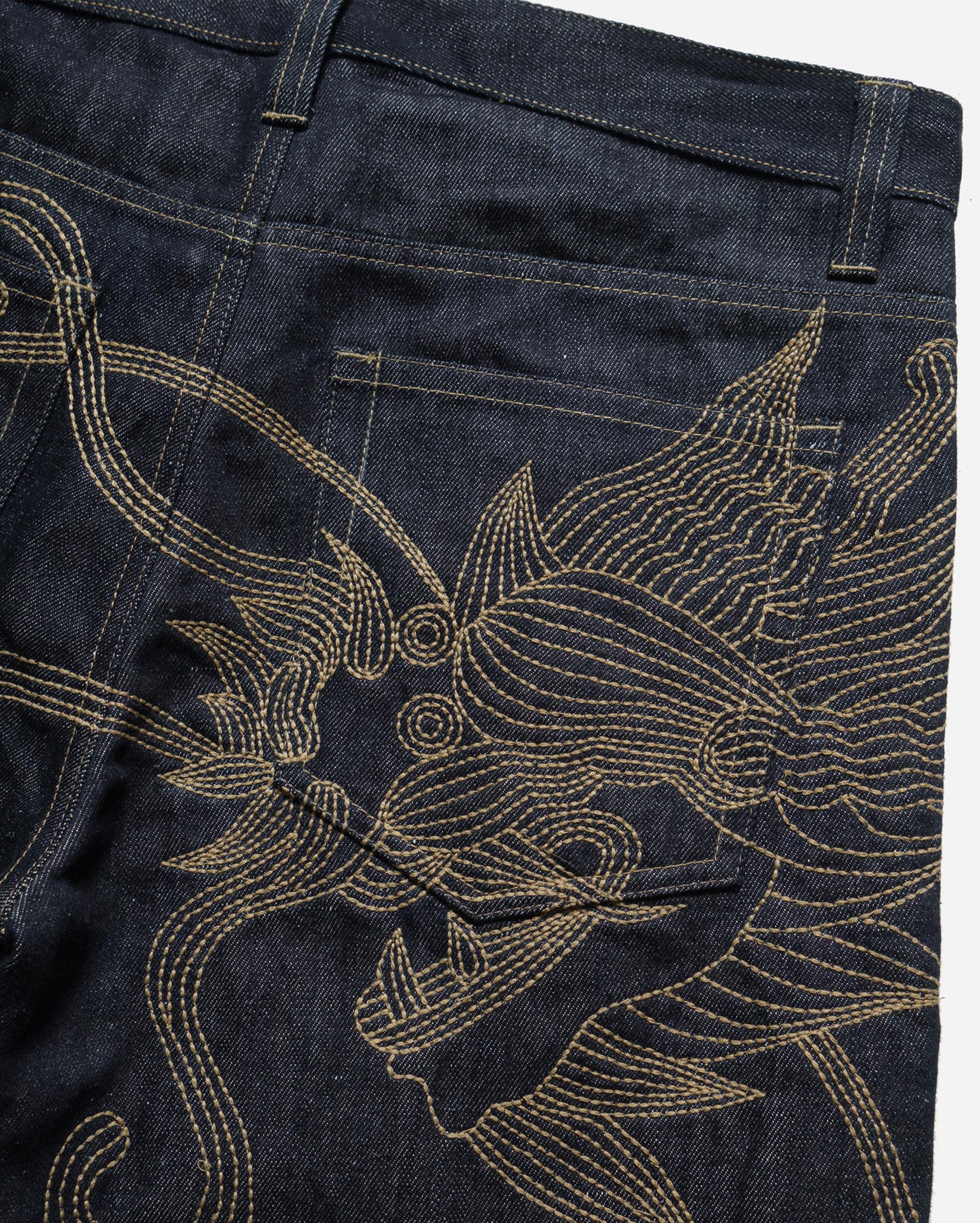 Dragon Hemp Denim Jeans Indigo - Starcowparis - 4