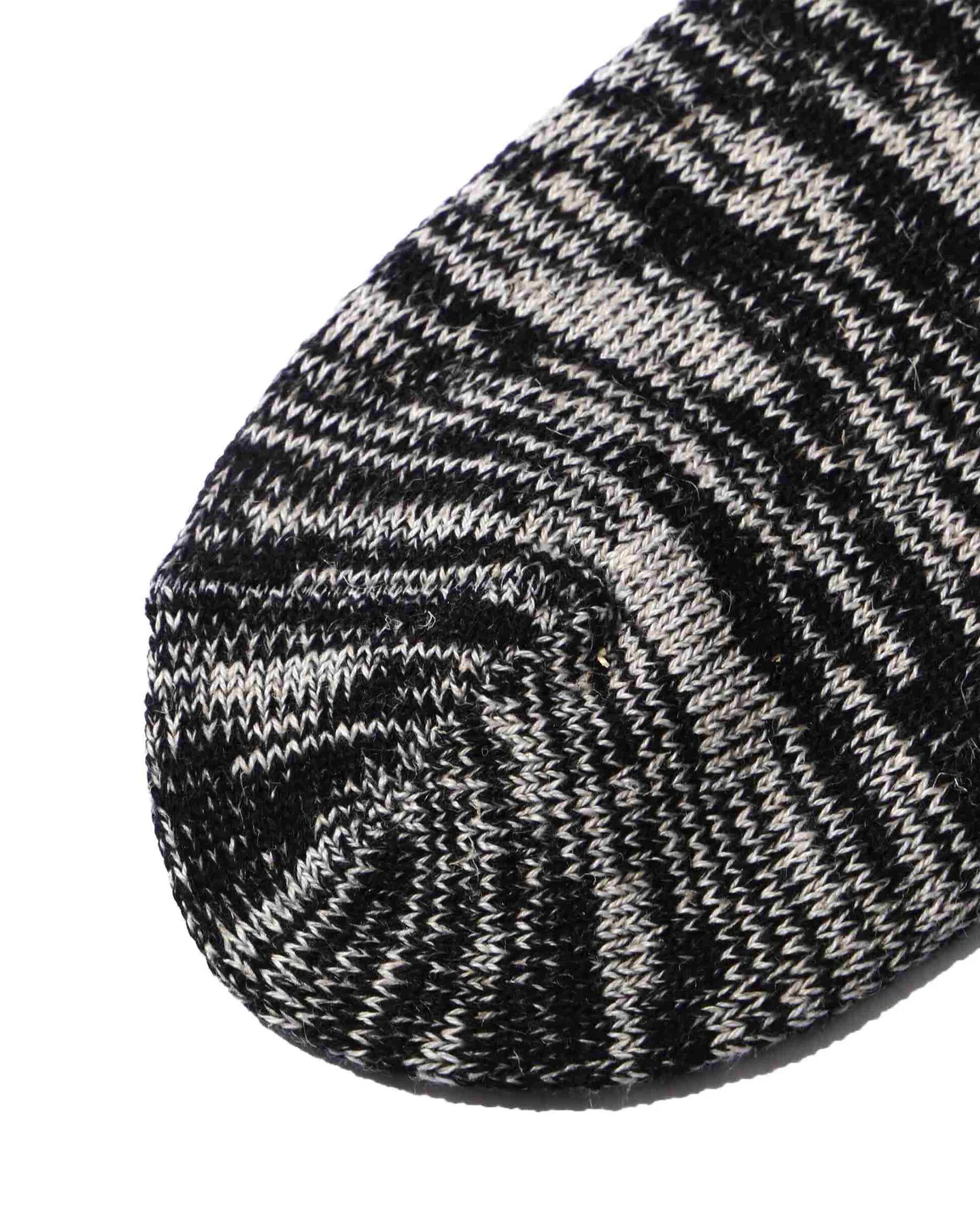 Embroided Hemp Mix Sox Black - Starcowparis - 3