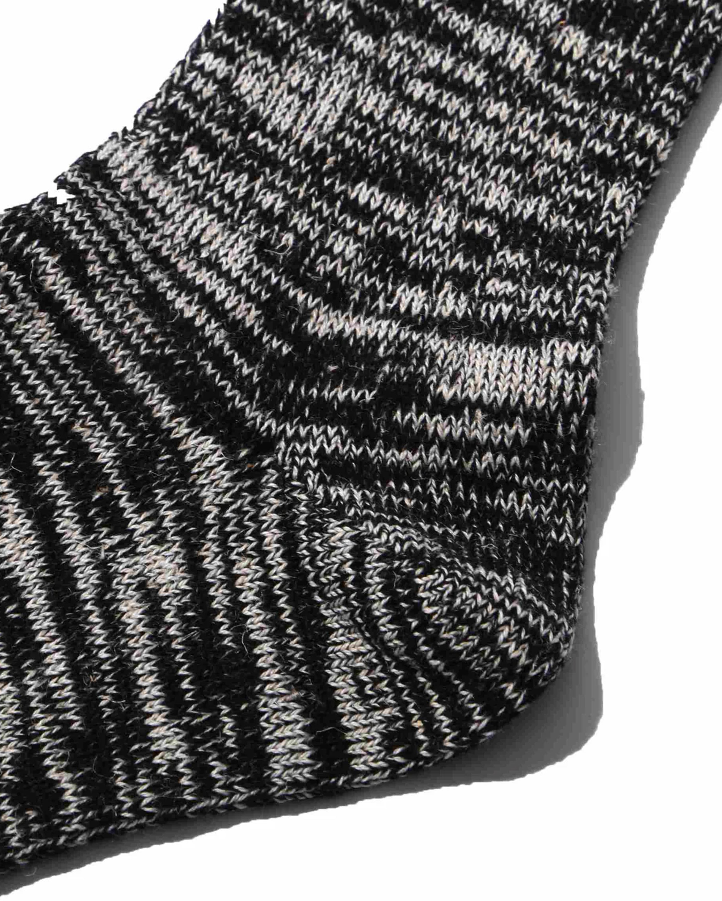 Embroided Hemp Mix Sox Black - Starcowparis - 4