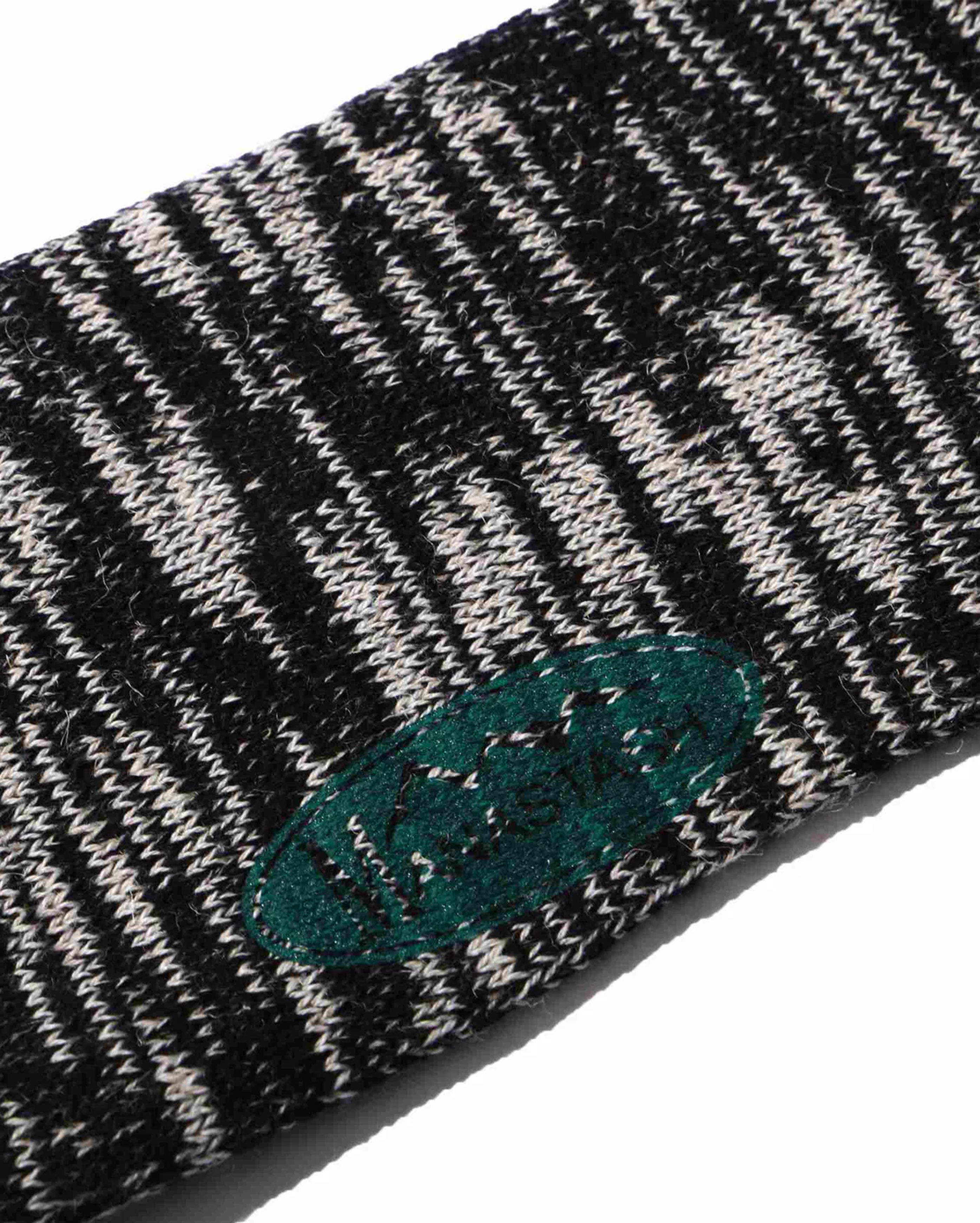 Embroided Hemp Mix Sox Black - Starcowparis - 5