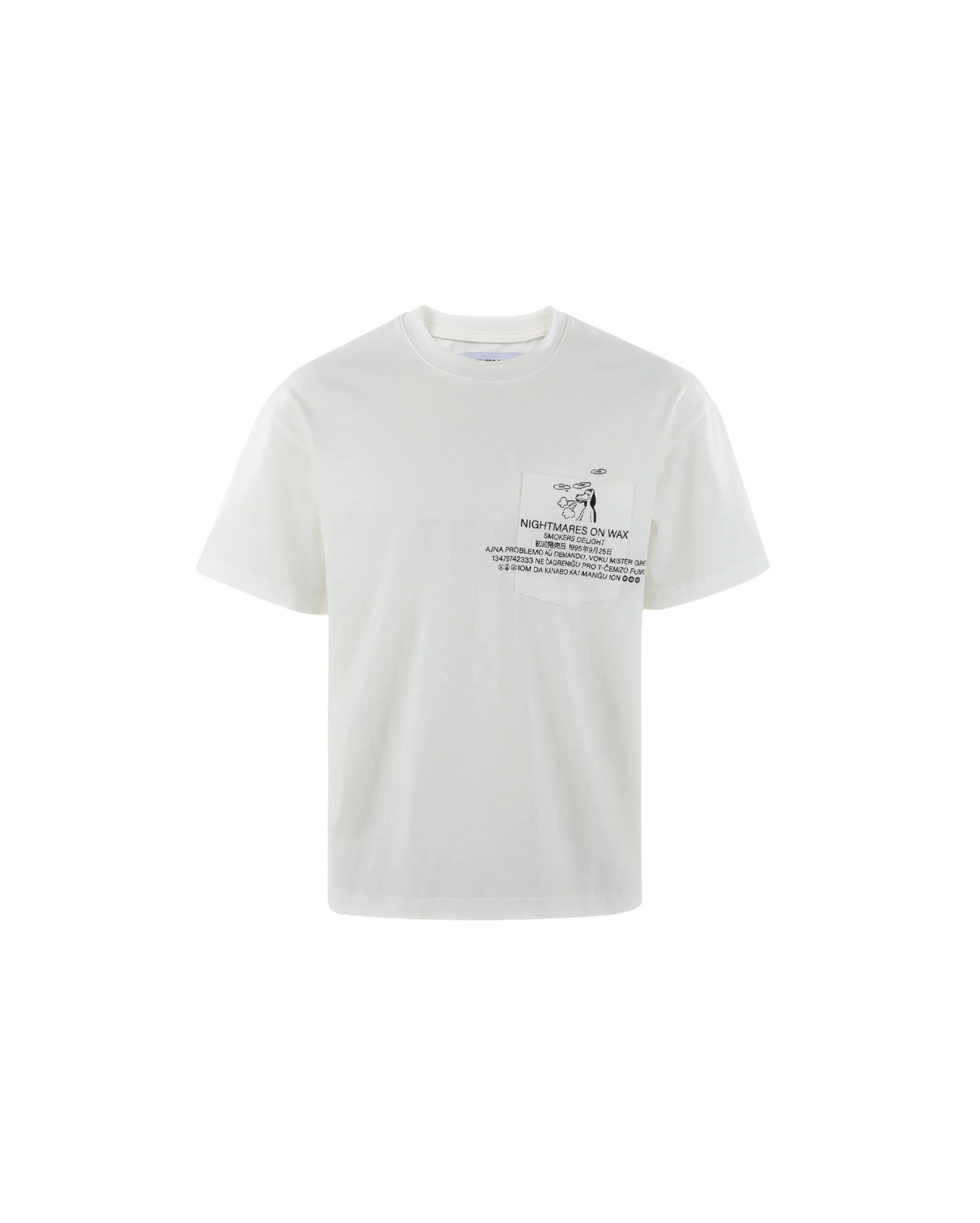  Mister Green-Esperanto Pocket T-shirt White-Starcowparis - Starcowparis - 1