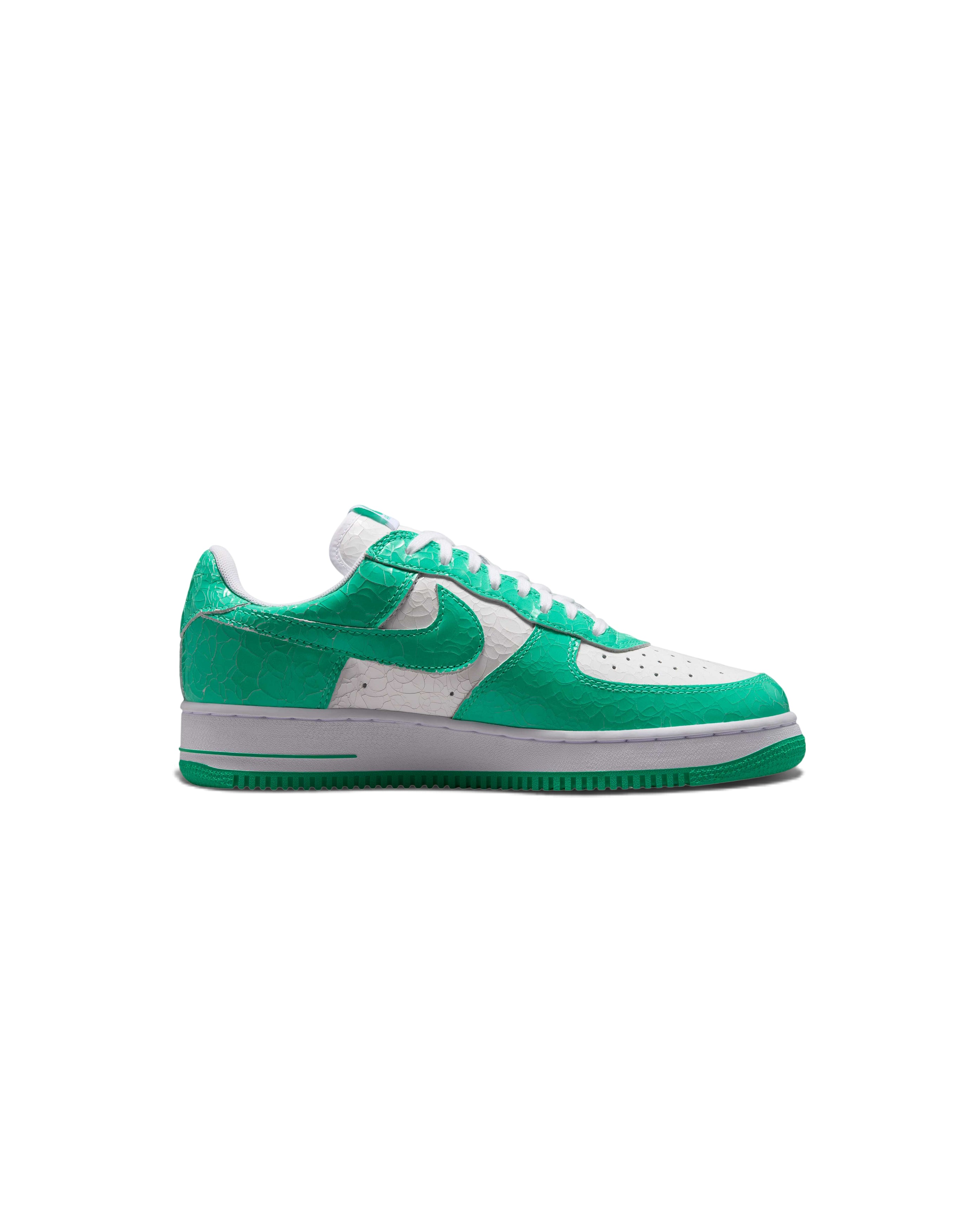 Nike Air Force 1 Cracked Leather Menta White, profil, Starcow Paris - Starcow Paris - 1