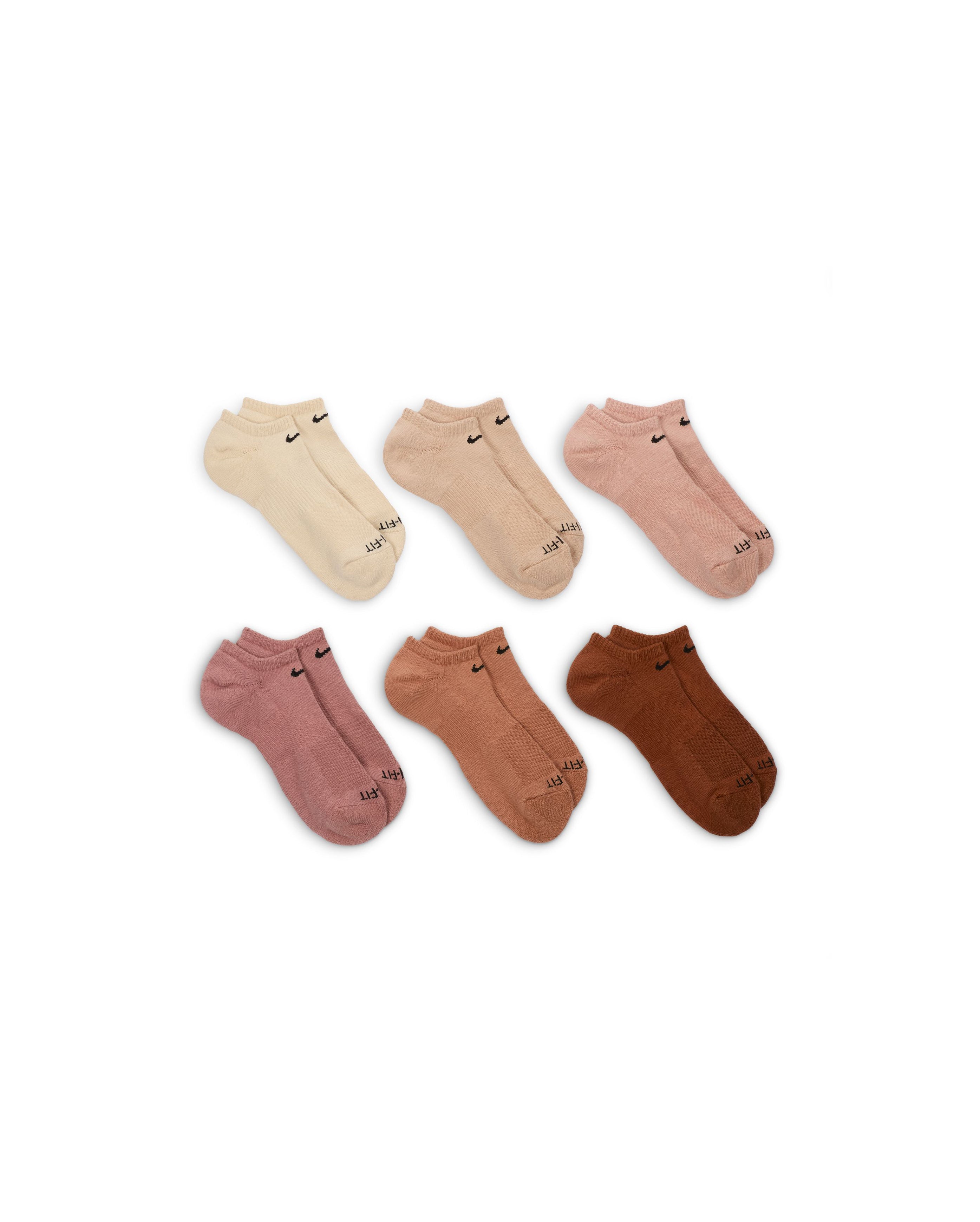 Everyday Plus Cushioned No-Show Socks 6-Pack Multi-Color - Starcowparis - 2