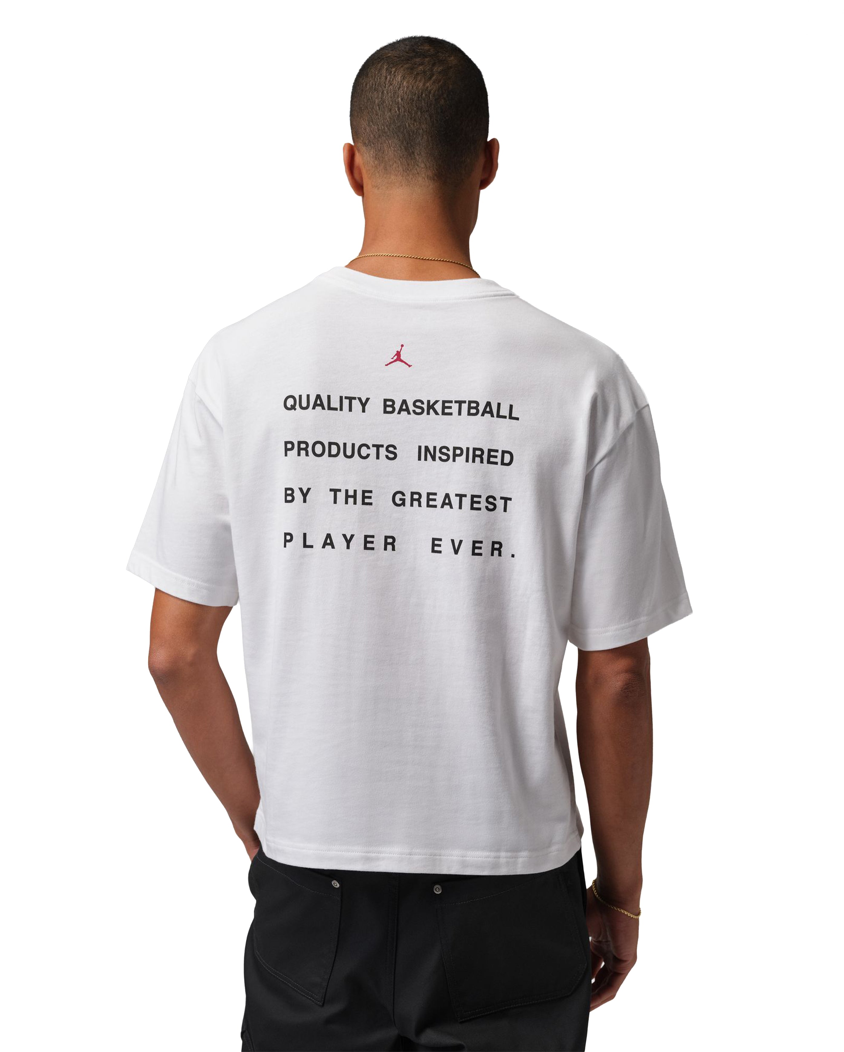 Jordan Script Logo Nike Jordan Flight Script Boxy Tee White - IF3014-100 - Starcow Paris ...