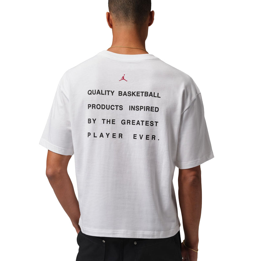 Nike Jordan Flight Script Boxy Tee White - IF3014-100 - Starcow Paris ...