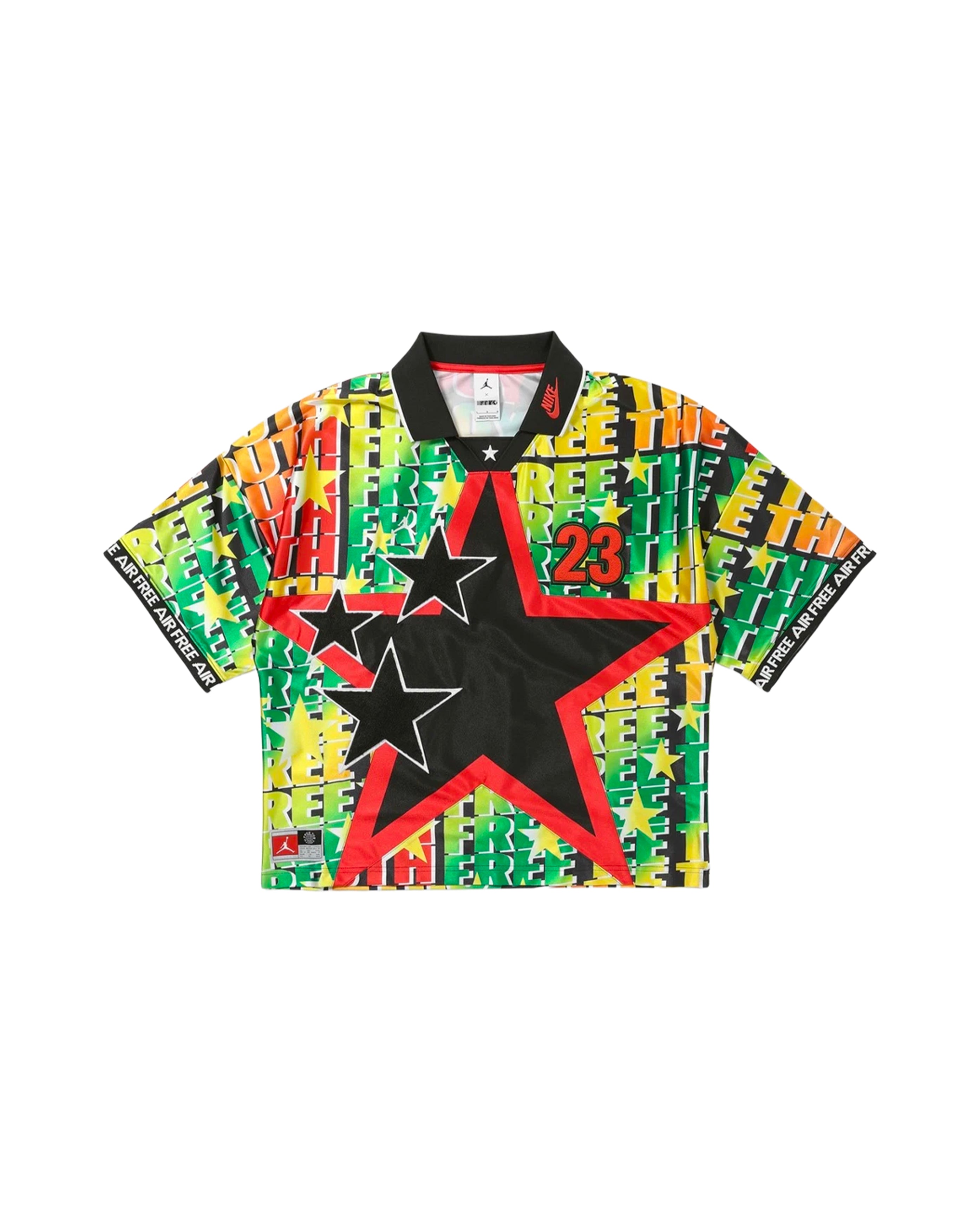 Jordan x FTY Flight Football Jersey White Black - Starcowparis - 1