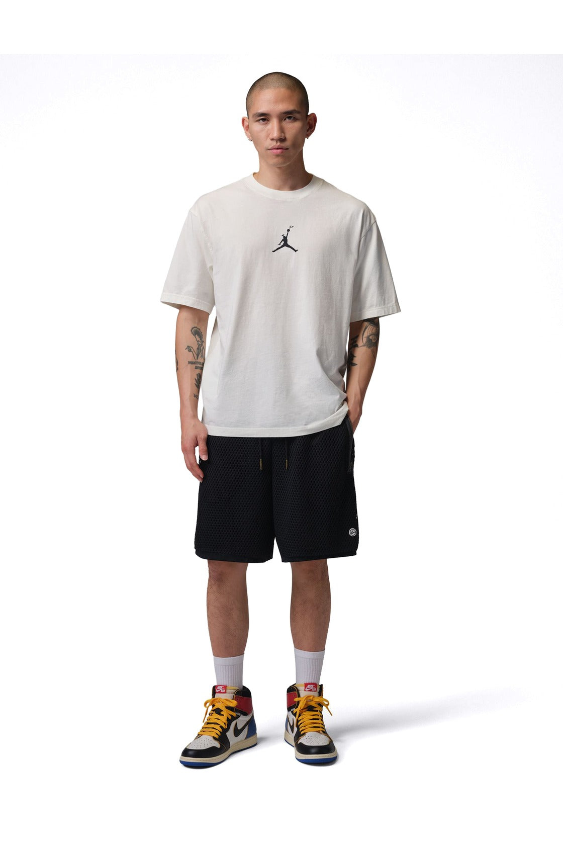 Jordan x Union x Fragment Tee Pale Ivory - Starcowparis - 3