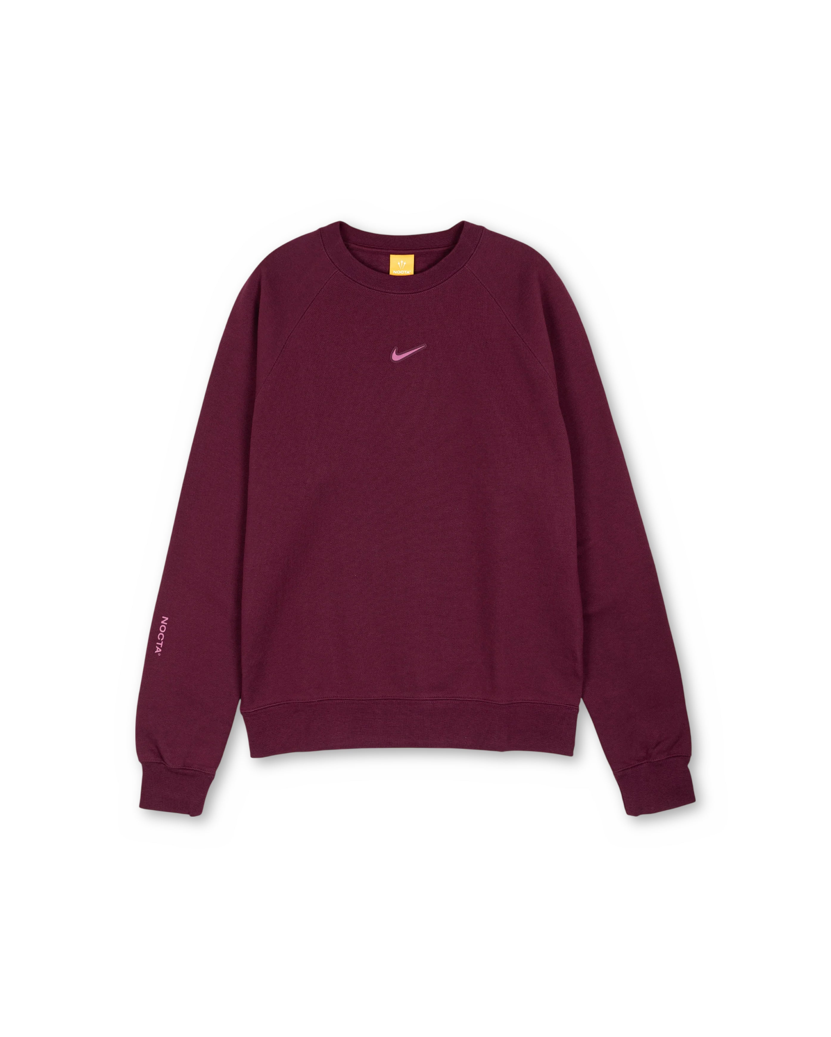 Nike NOCTA CS Crew Fleece Bordeaux, face, Starcow Paris - Starcow Paris - 1