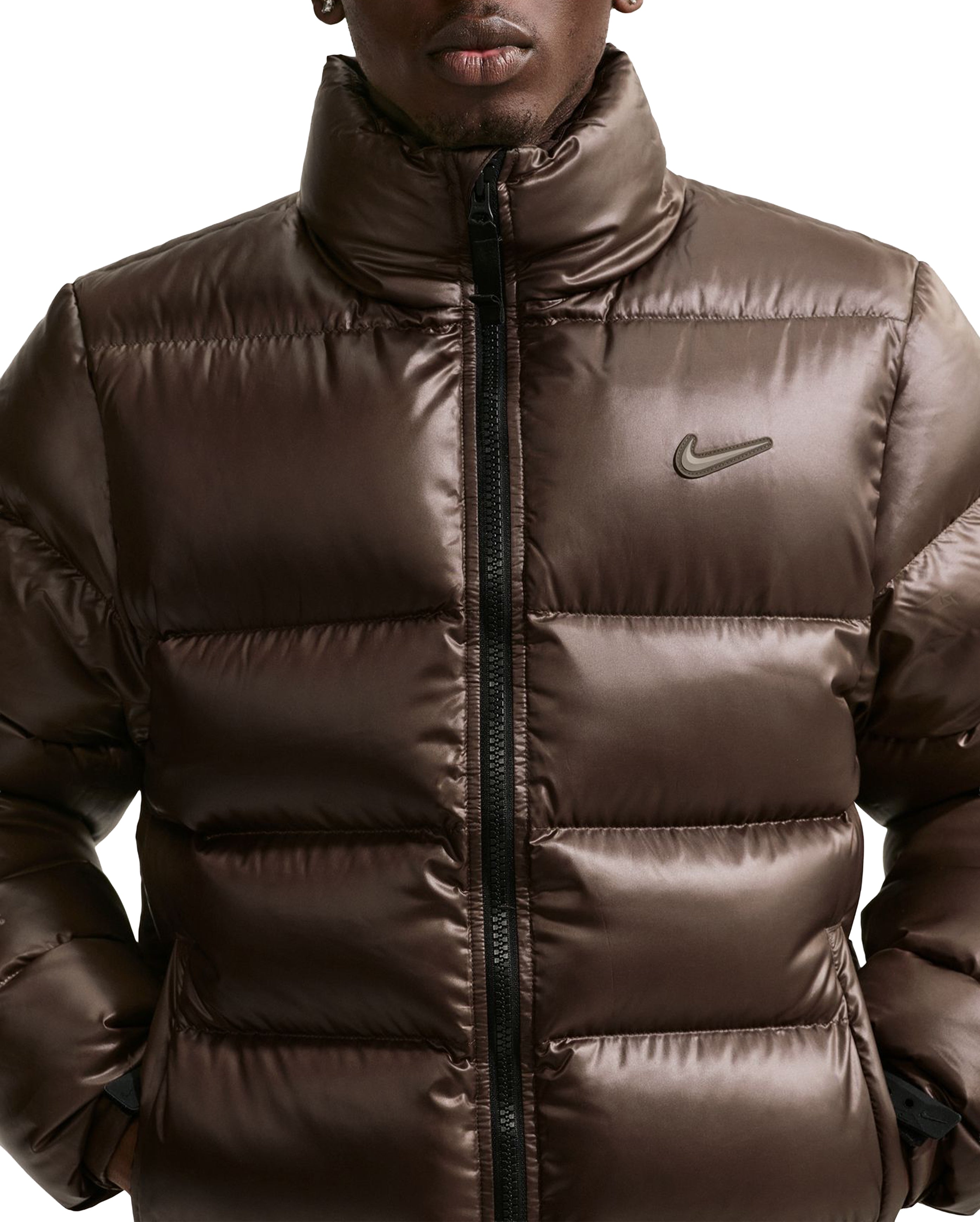 NRG Nocta CS Puffer Jacket Baroque Brown Olive Grey - Starcowparis - 2