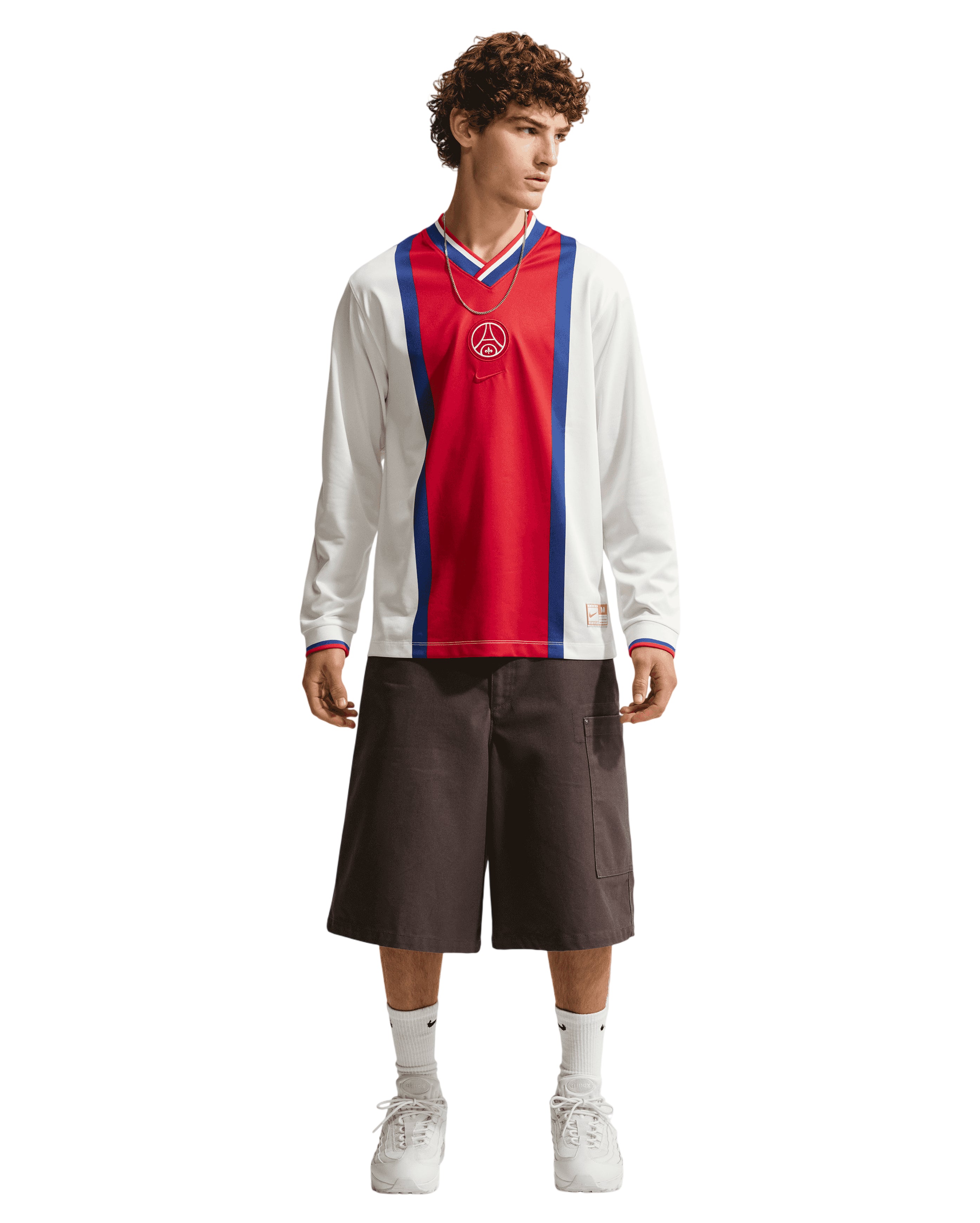 PSG Energy Away Long Sleeve Jersey Sail - Starcowparis - 3