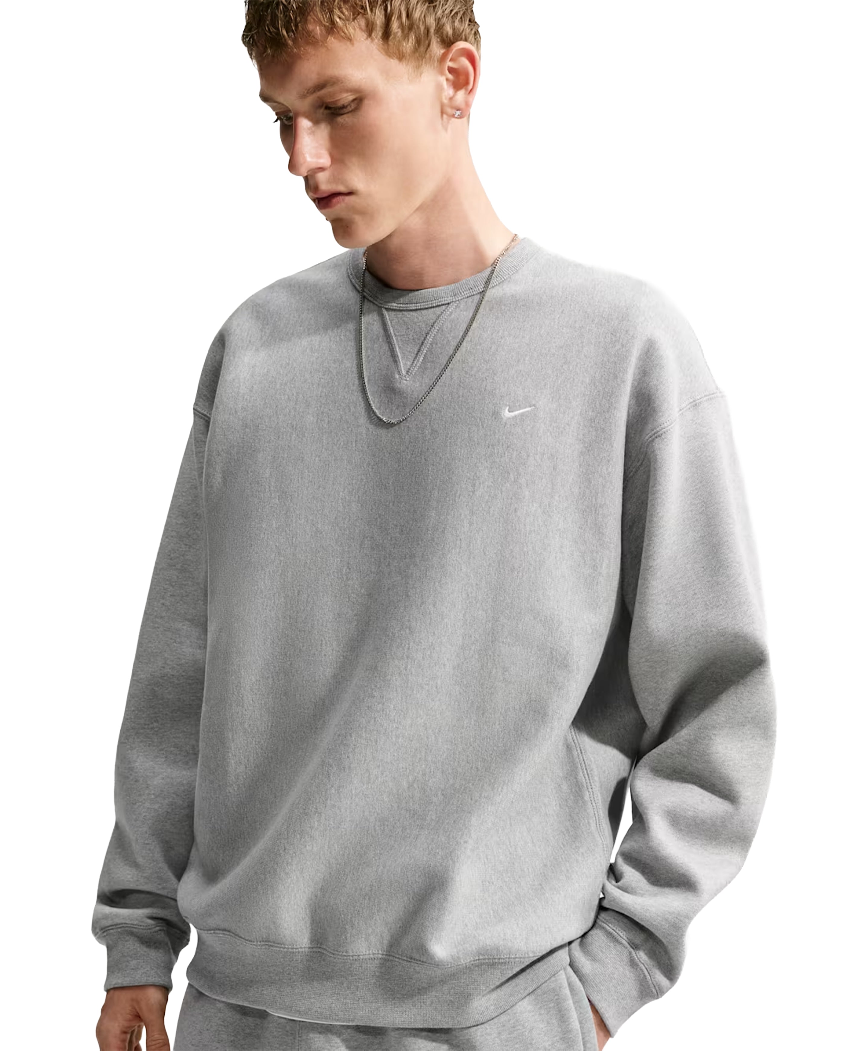 Solo Swoosh BB Crew Dark Grey - Starcowparis - 1