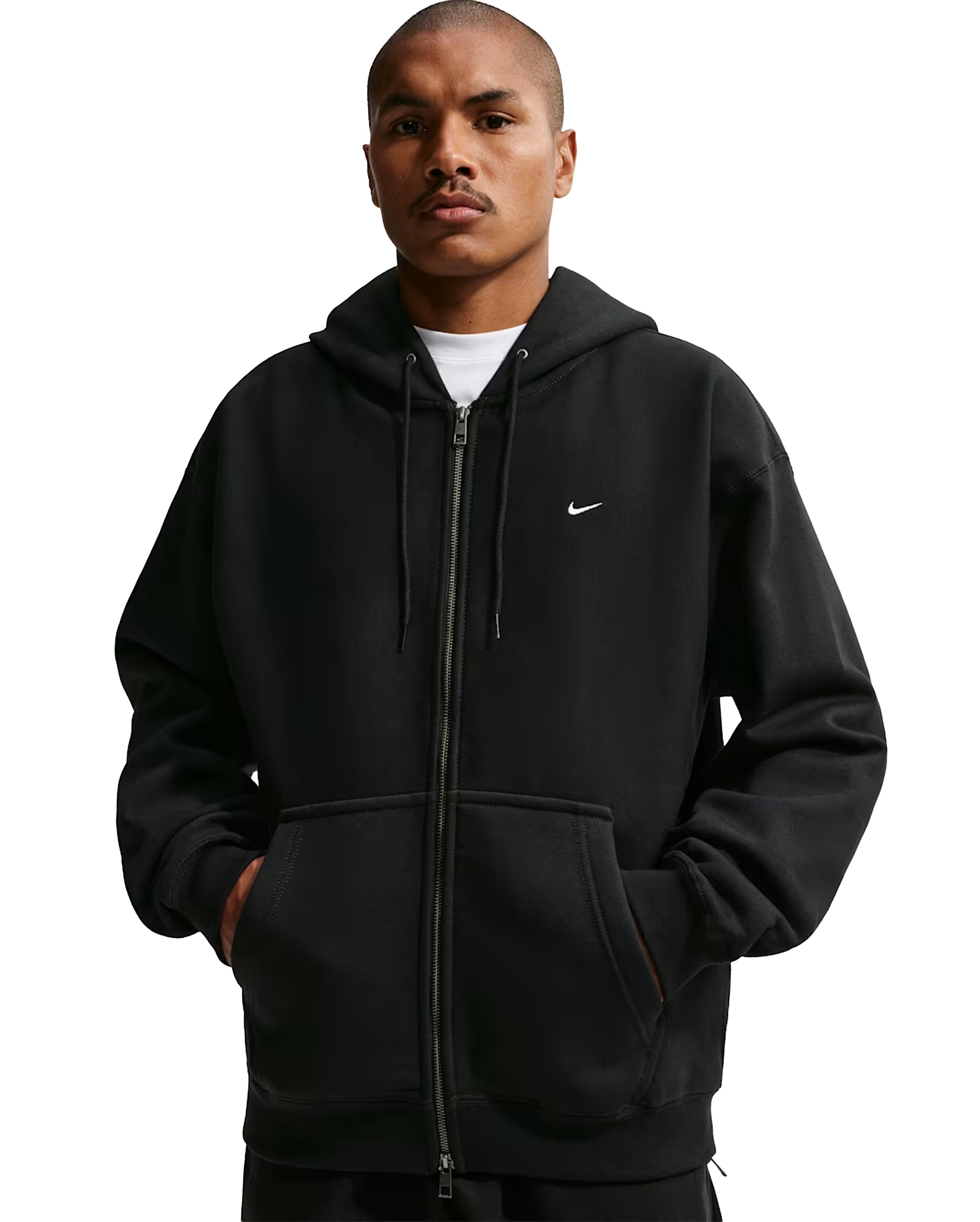 Solo Swoosh BB Full Zip Hoodie Black - Starcowparis - 1
