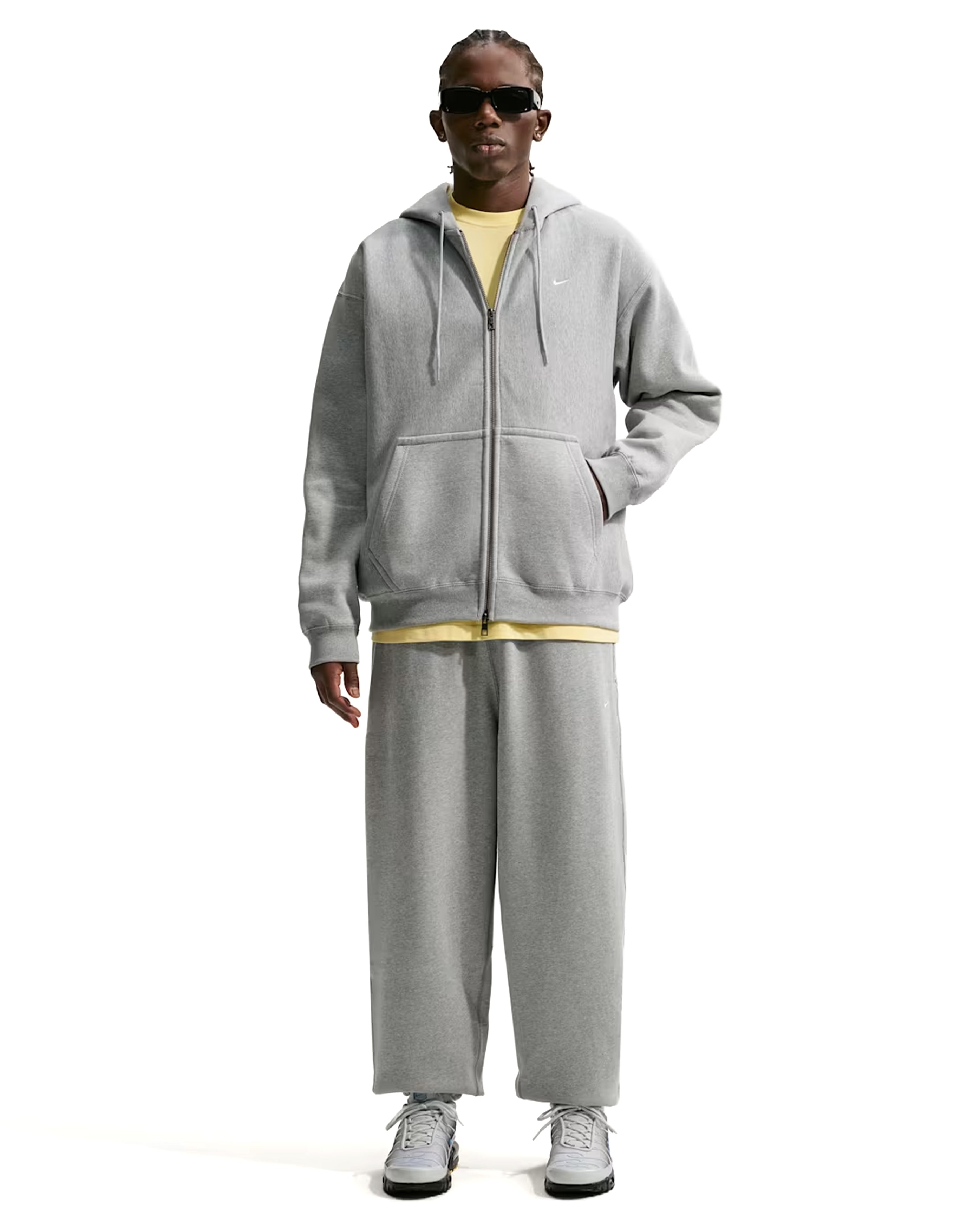 Solo Swoosh BB Full Zip Hoodie Dark Grey - Starcowparis - 2