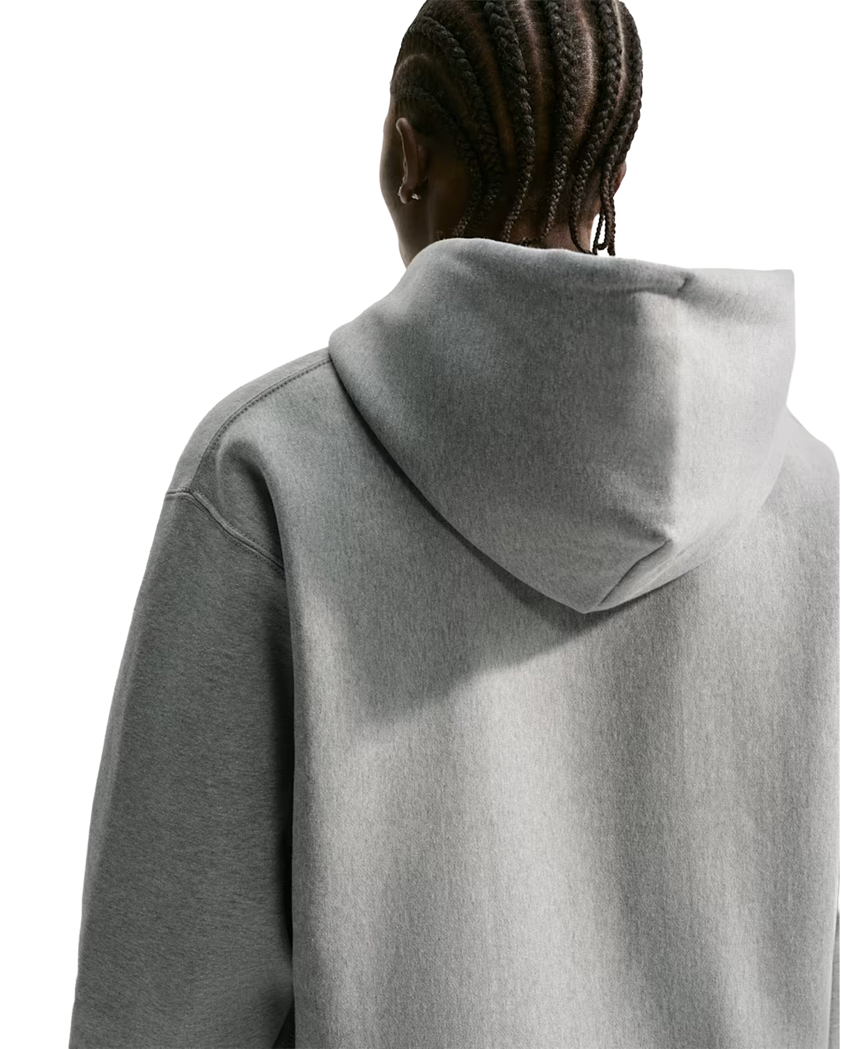 Solo Swoosh BB Full Zip Hoodie Dark Grey - Starcowparis - 3