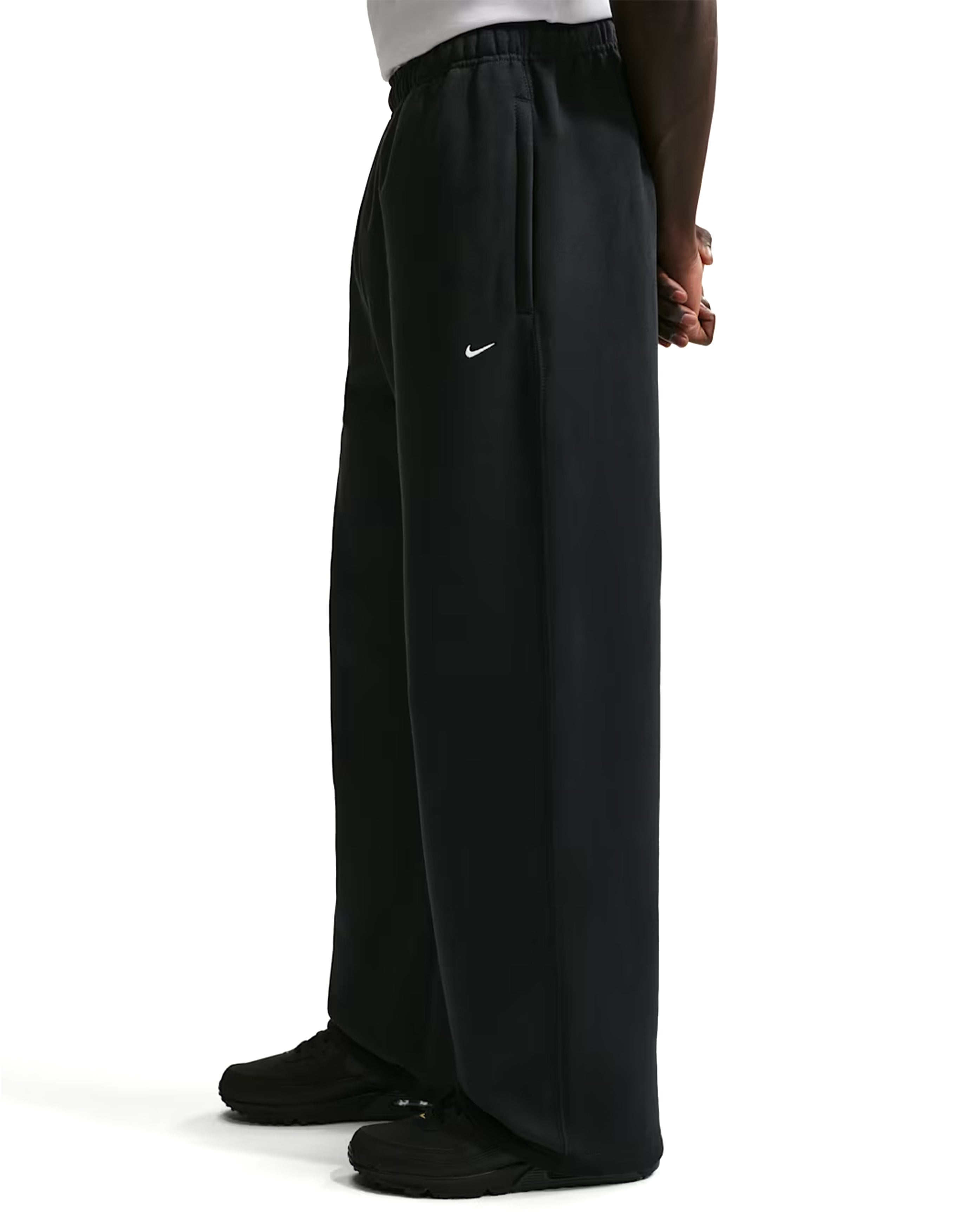 Solo Swoosh BB Fleece Open Hem Pant Black - Starcowparis - 1