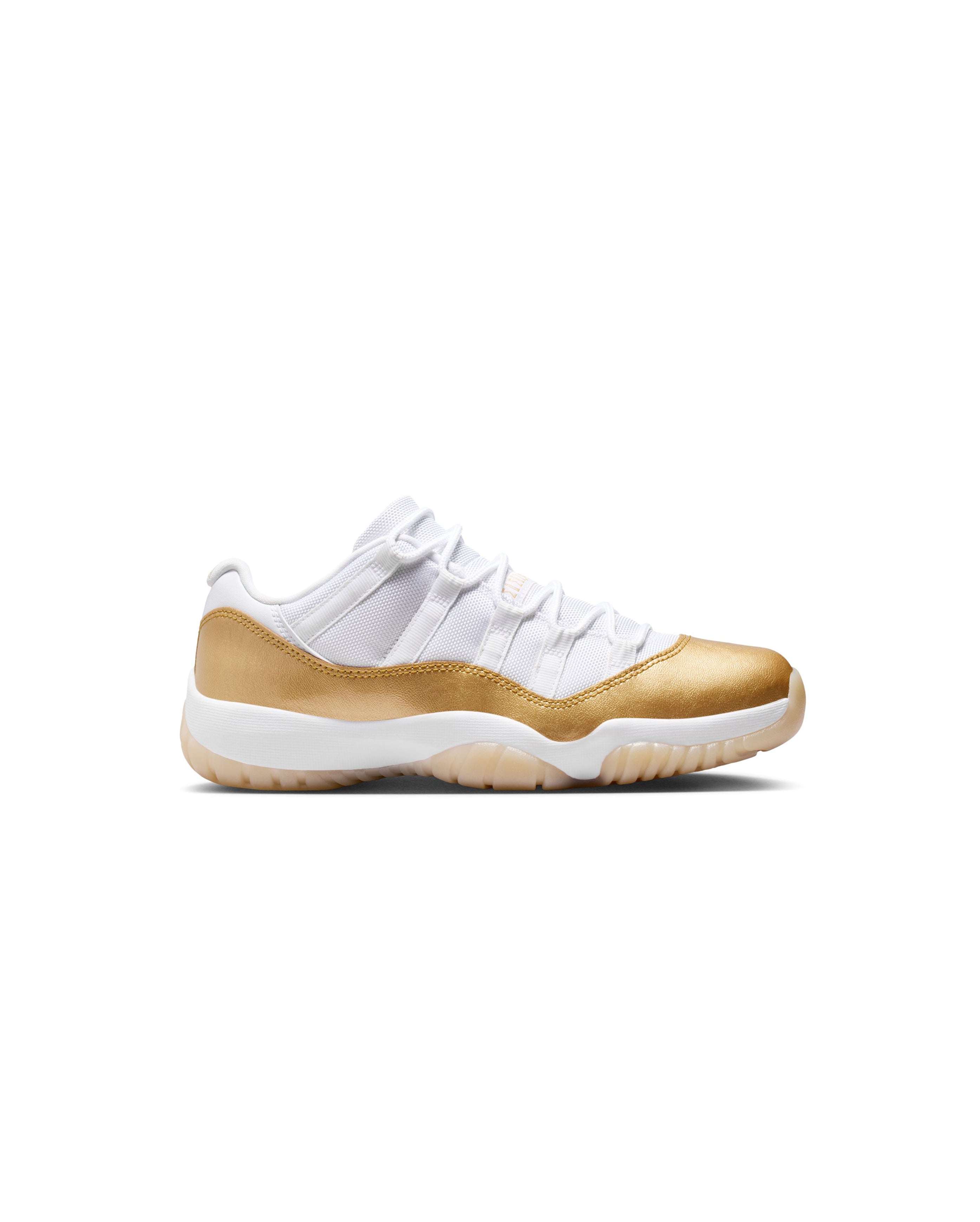 W Air Jordan 11 Retro Low White Metallic Gold 