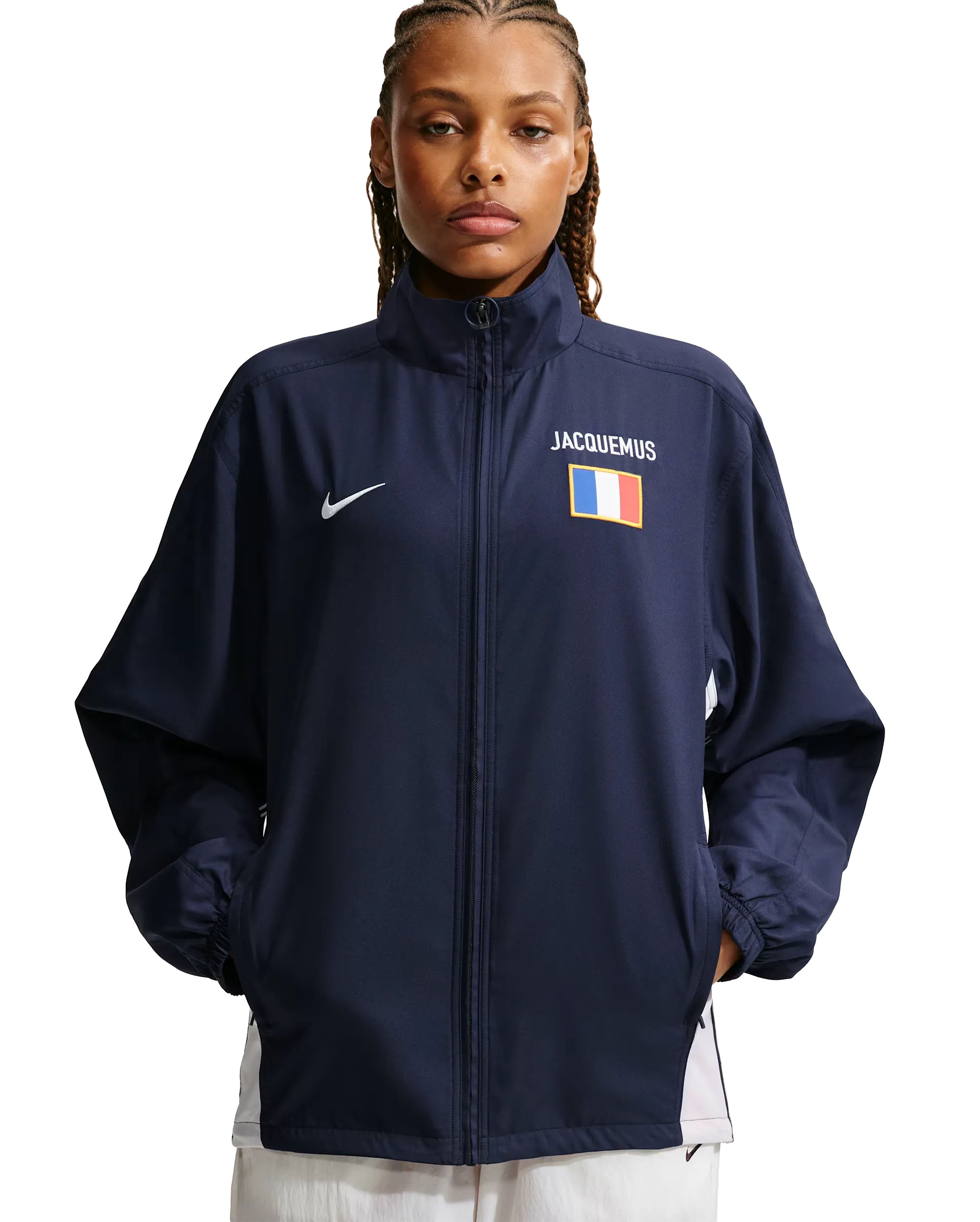 x Jacquemus France Track Jacket Blackened Blue - Starcowparis - 2