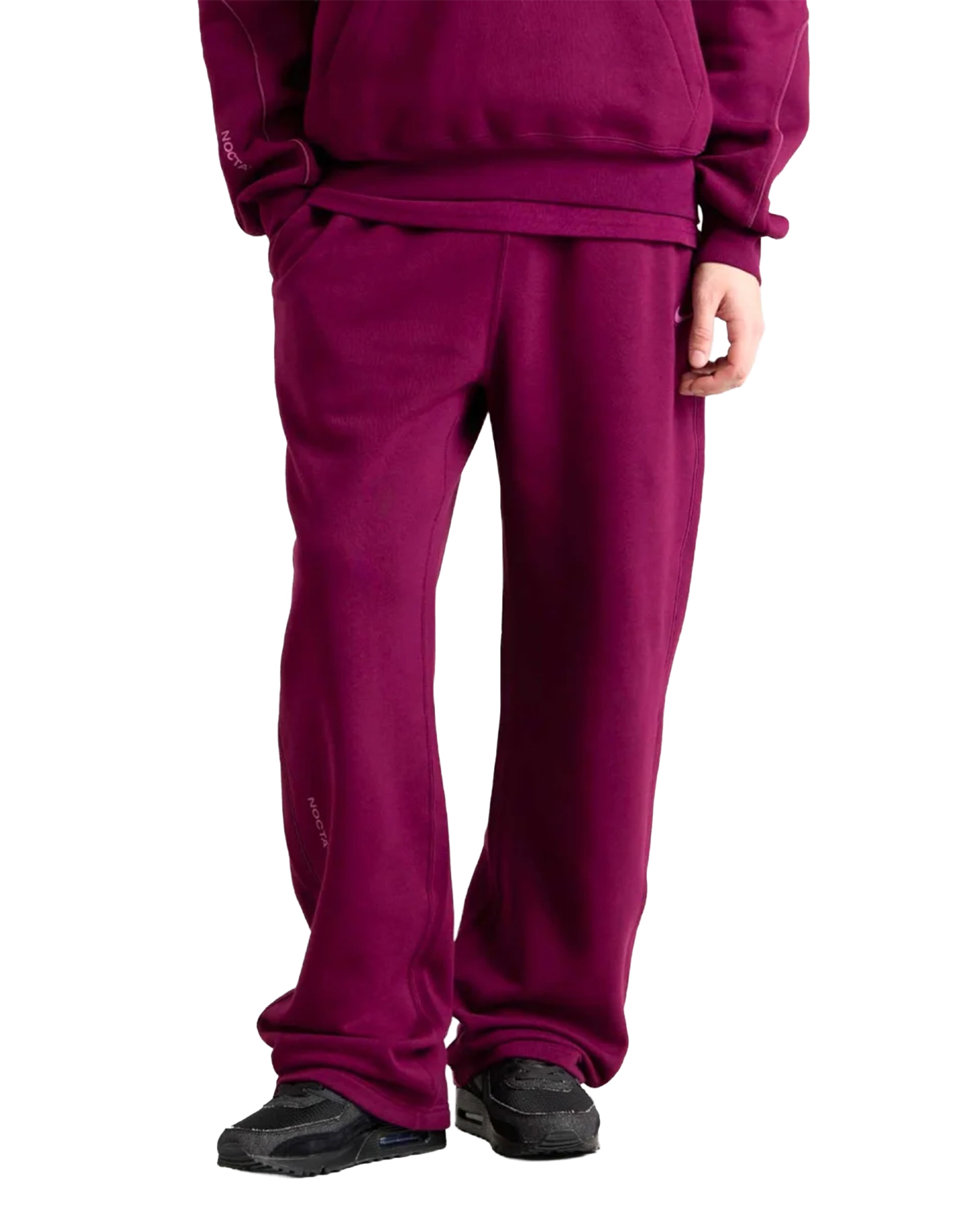x NOCTA Fleece Open-Hem Sweatpant Bordeaux - Starcowparis - 3