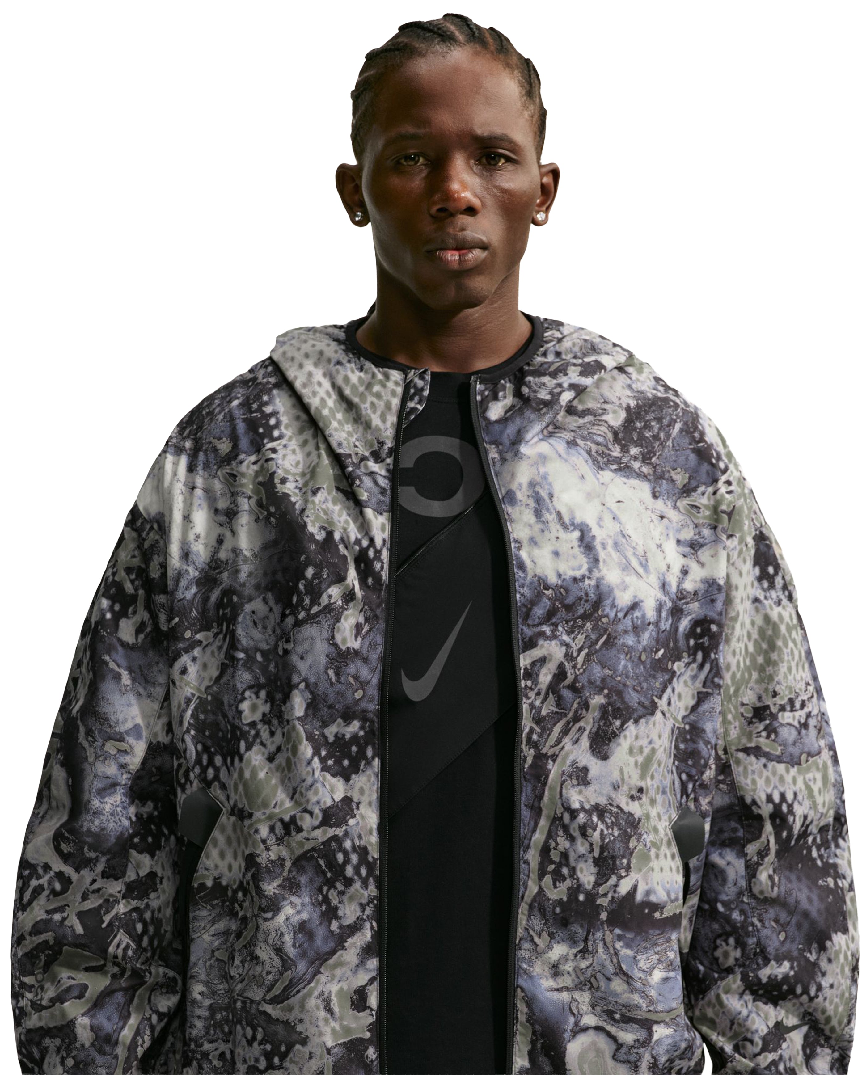 x NOCTA Shroud Cut Jacket AOP Medium Olive - Starcowparis - 1