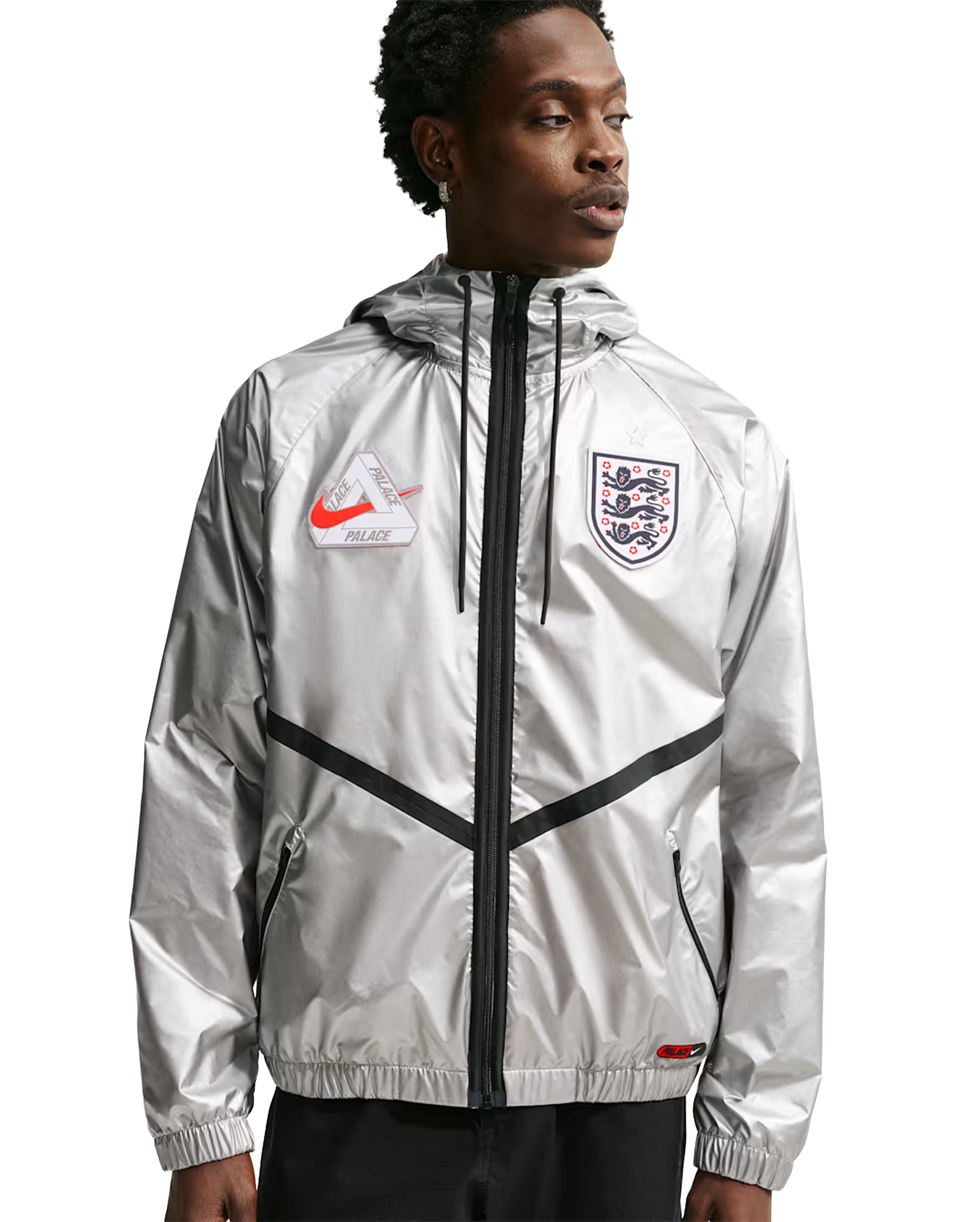 x Palace England Anthem Jacket Pewter Grey - Starcowparis - 1