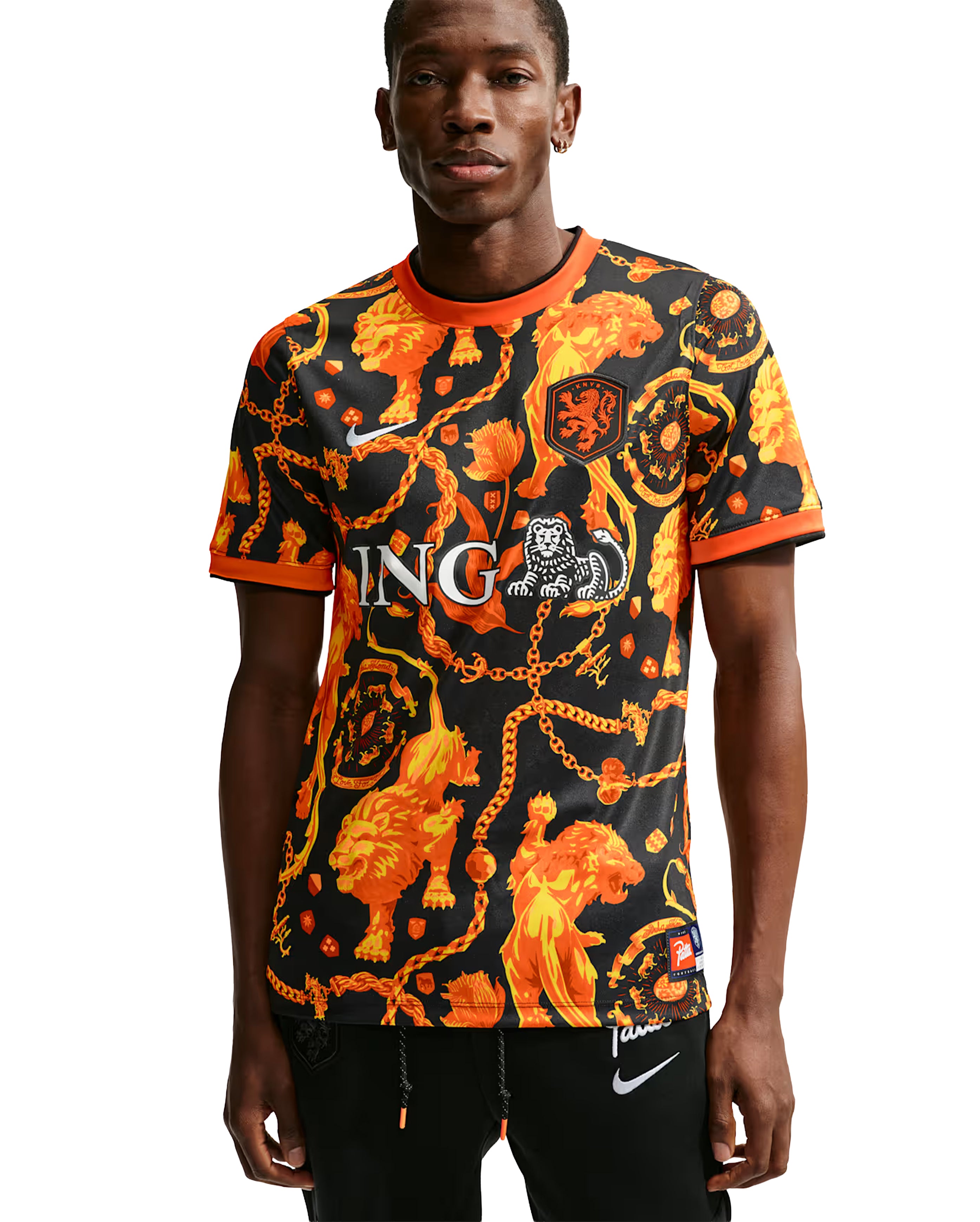 x Patta Netherlands Academy Pro Pre-Match Top Black - Starcowparis - 2