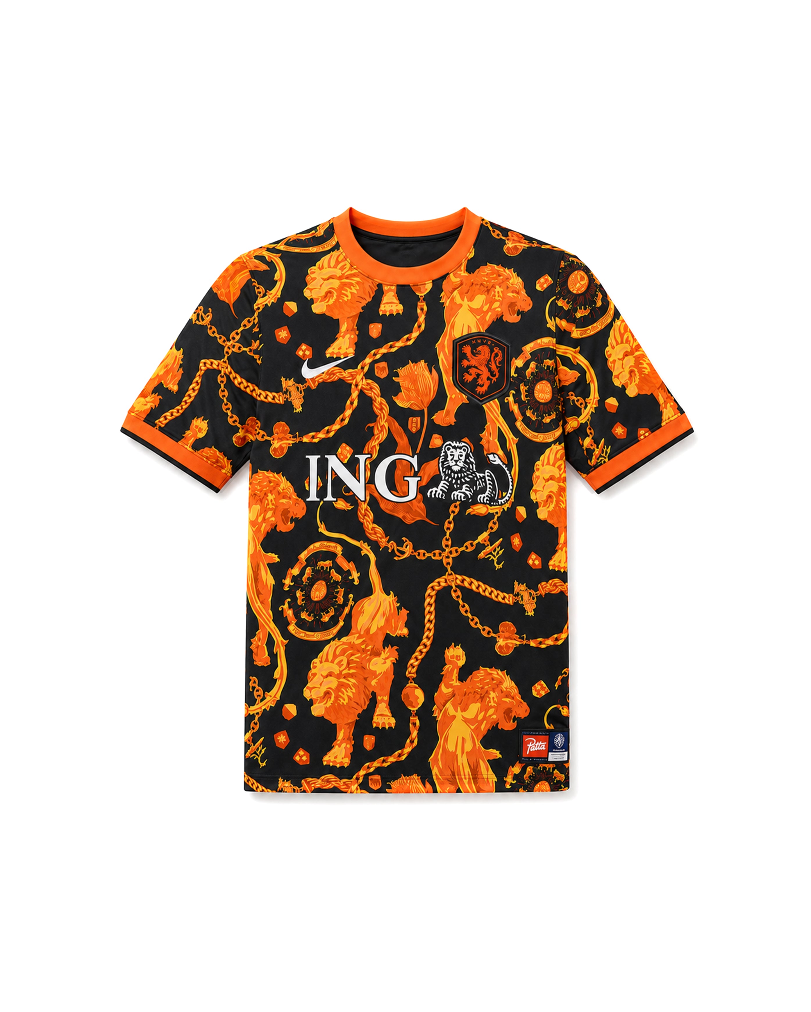 x Patta Netherlands Academy Pro Pre-Match Top Black - Starcowparis - 1