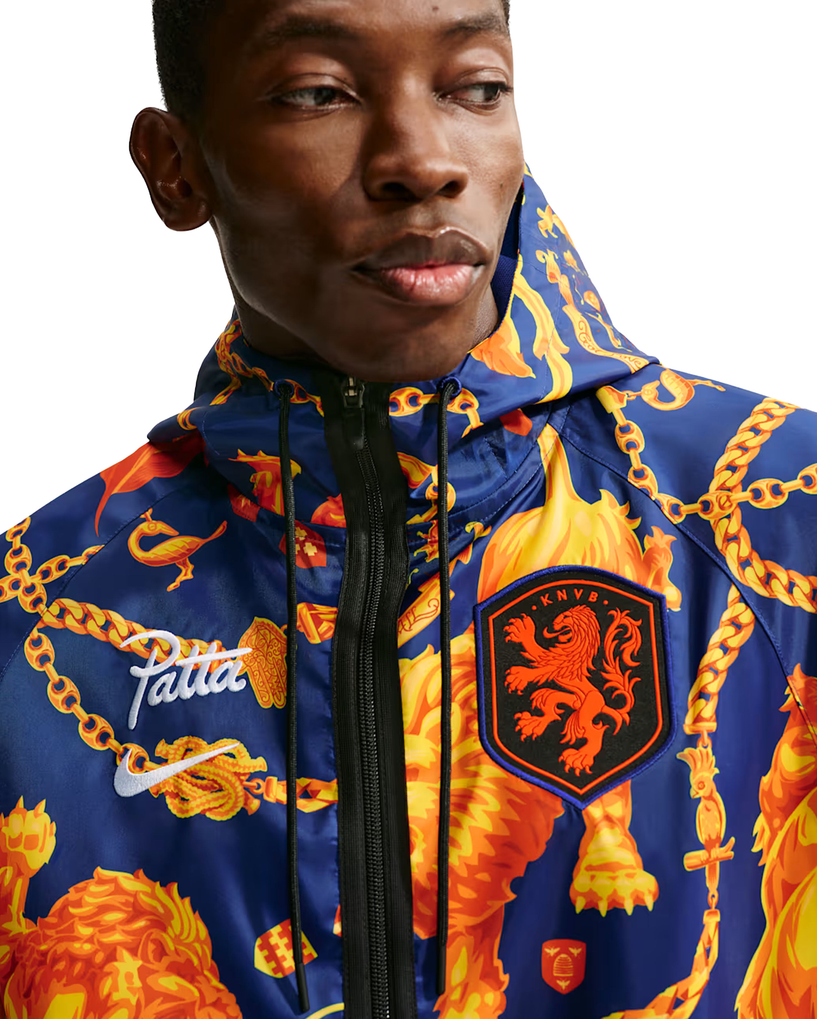 Patta Netherlands Anthem Jacket Deep Royal Blue - Starcowparis - 5