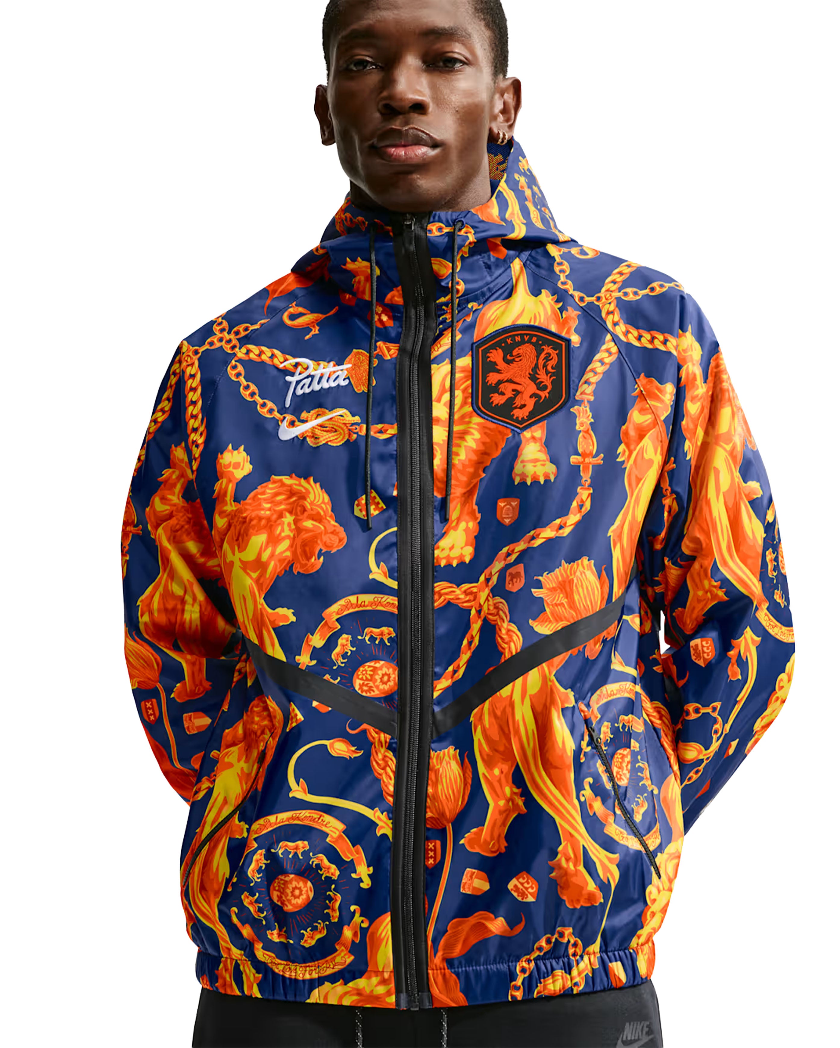 Patta Netherlands Anthem Jacket Deep Royal Blue - Starcowparis - 1