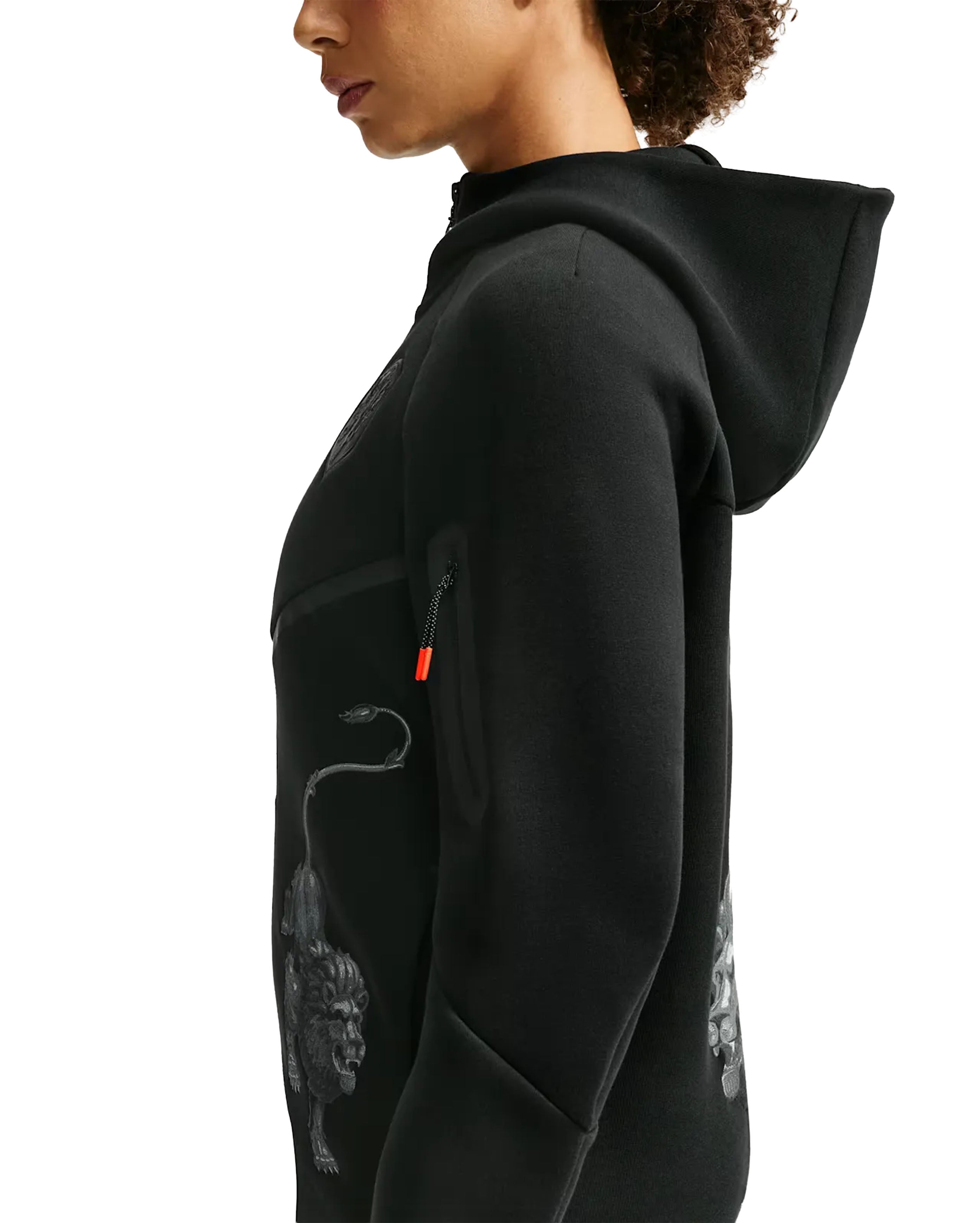 x Patta Netherlands Tech Fleece Hoodie Black - Starcowparis - 3