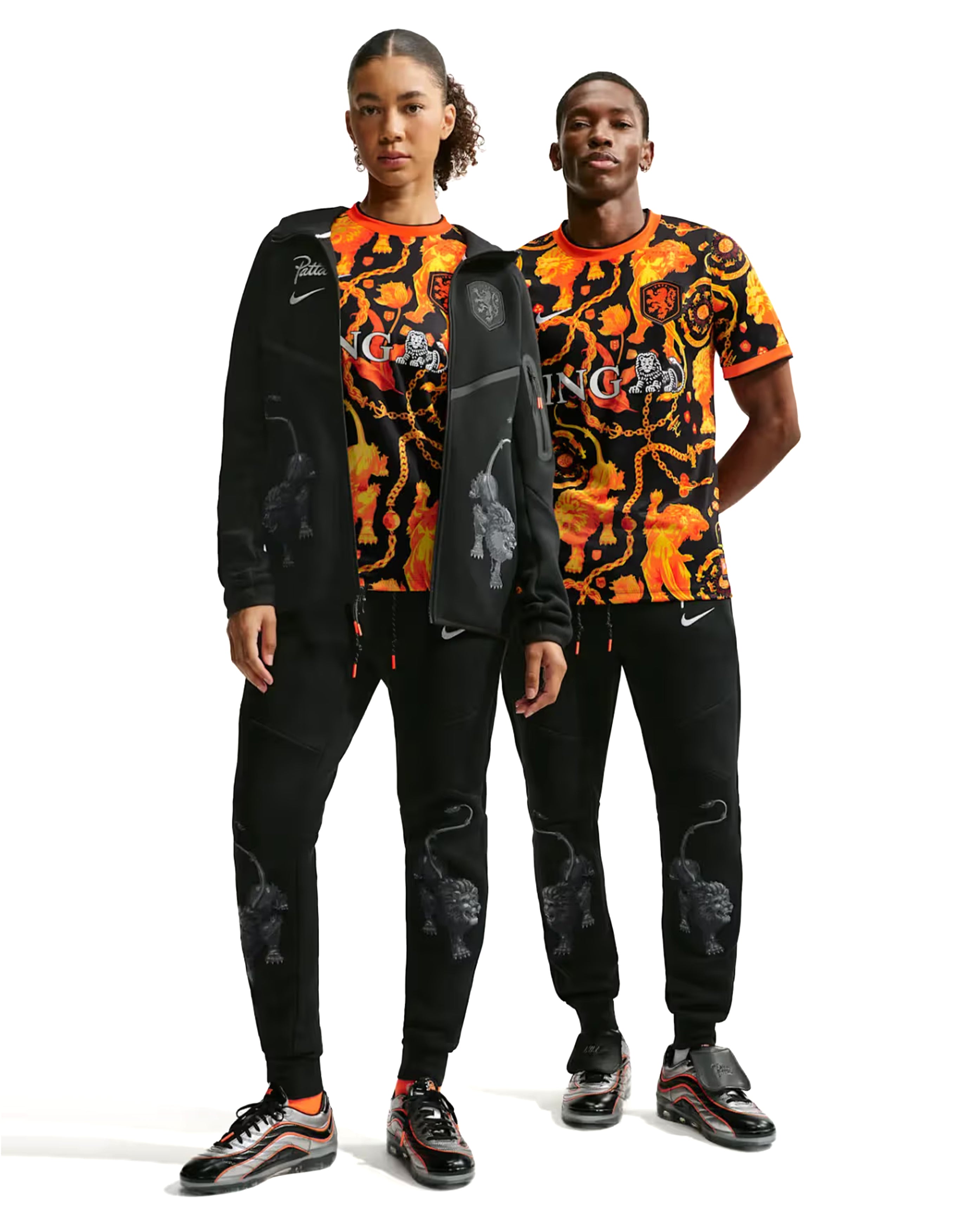 x Patta Netherlands Tech Fleece Jogger Black - Starcowparis - 2