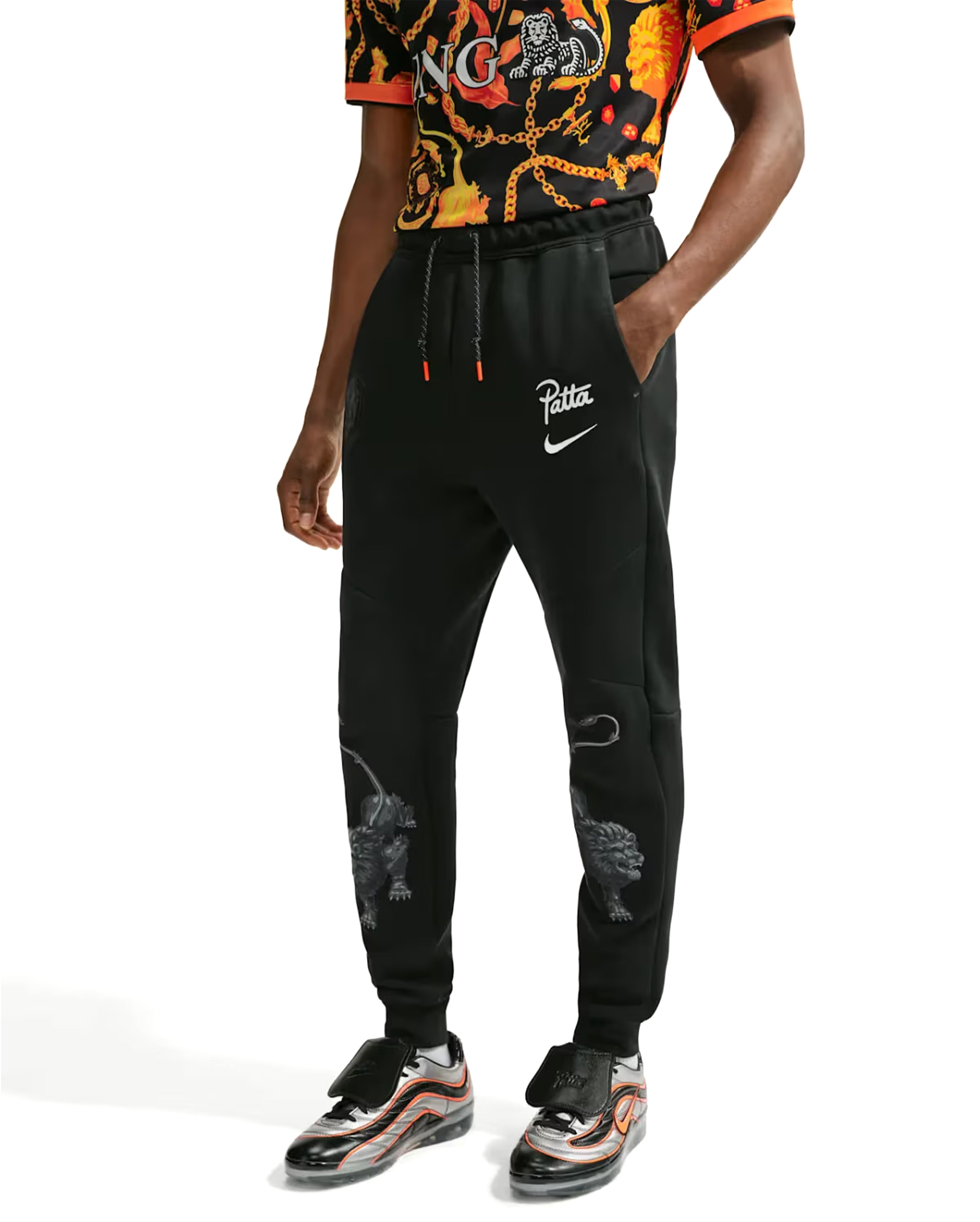 x Patta Netherlands Tech Fleece Jogger Black - Starcowparis - 1