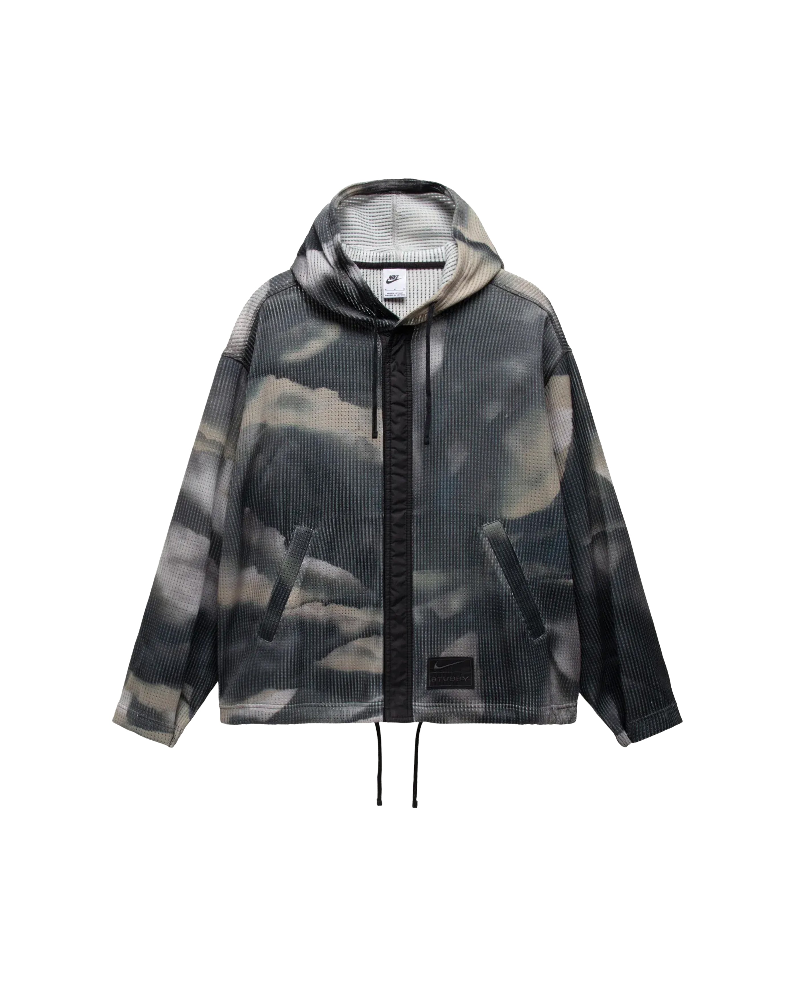 x Stussy Ghillie Allover Print Hoodie Multi-Color Anthracite - Starcowparis - 1