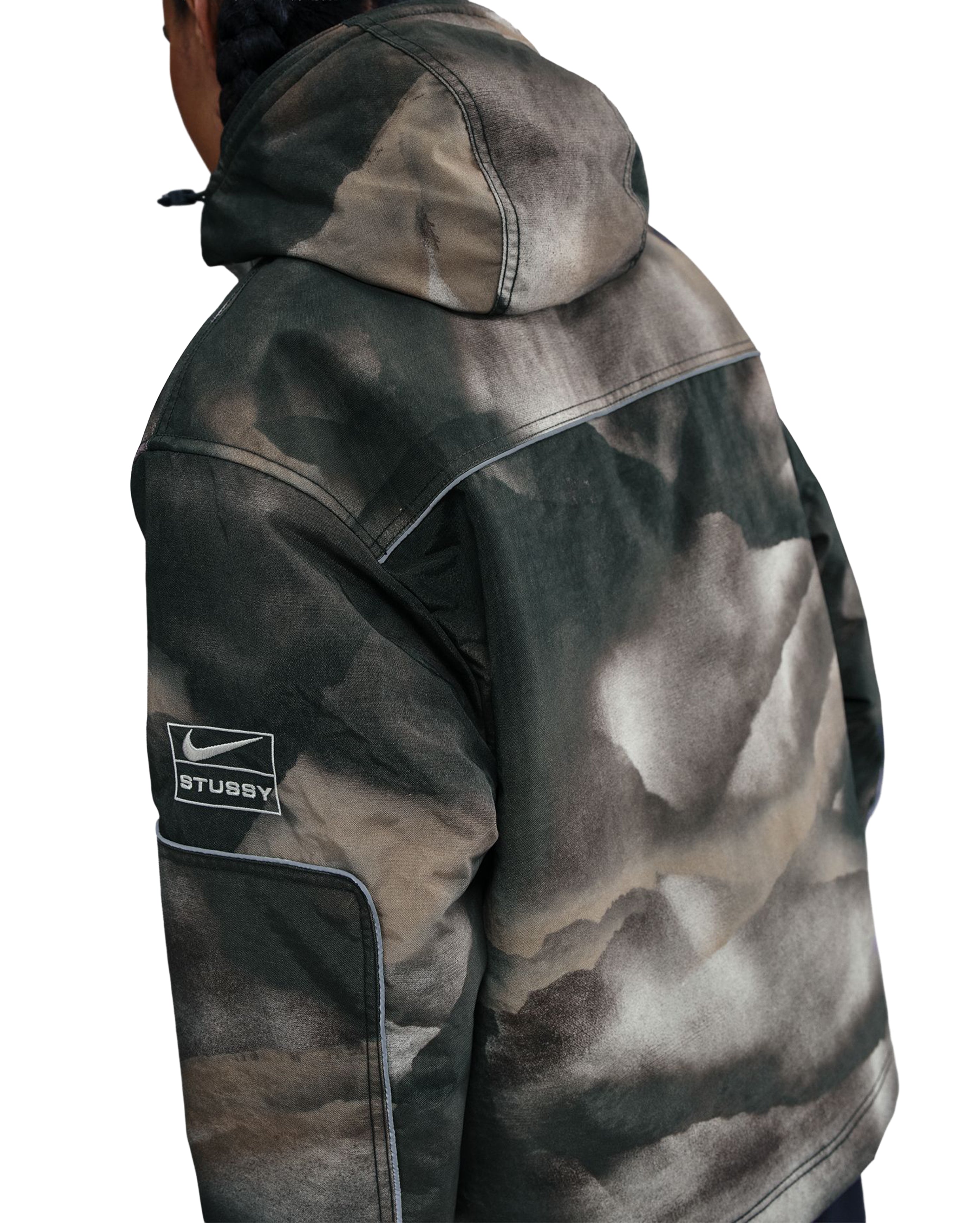 x Stussy Utility Hooded Jacket Multi-Color Medium Ash - Starcowparis - 4