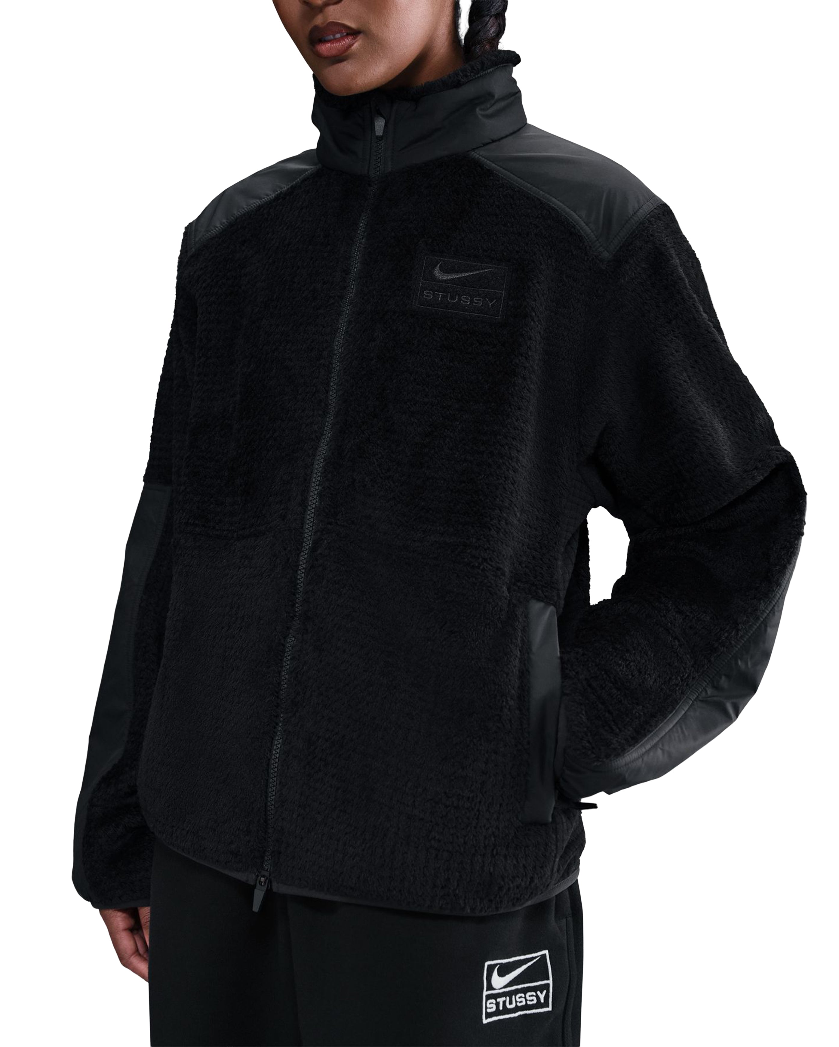 x Stussy High-Loft Full-Zip Jacket 