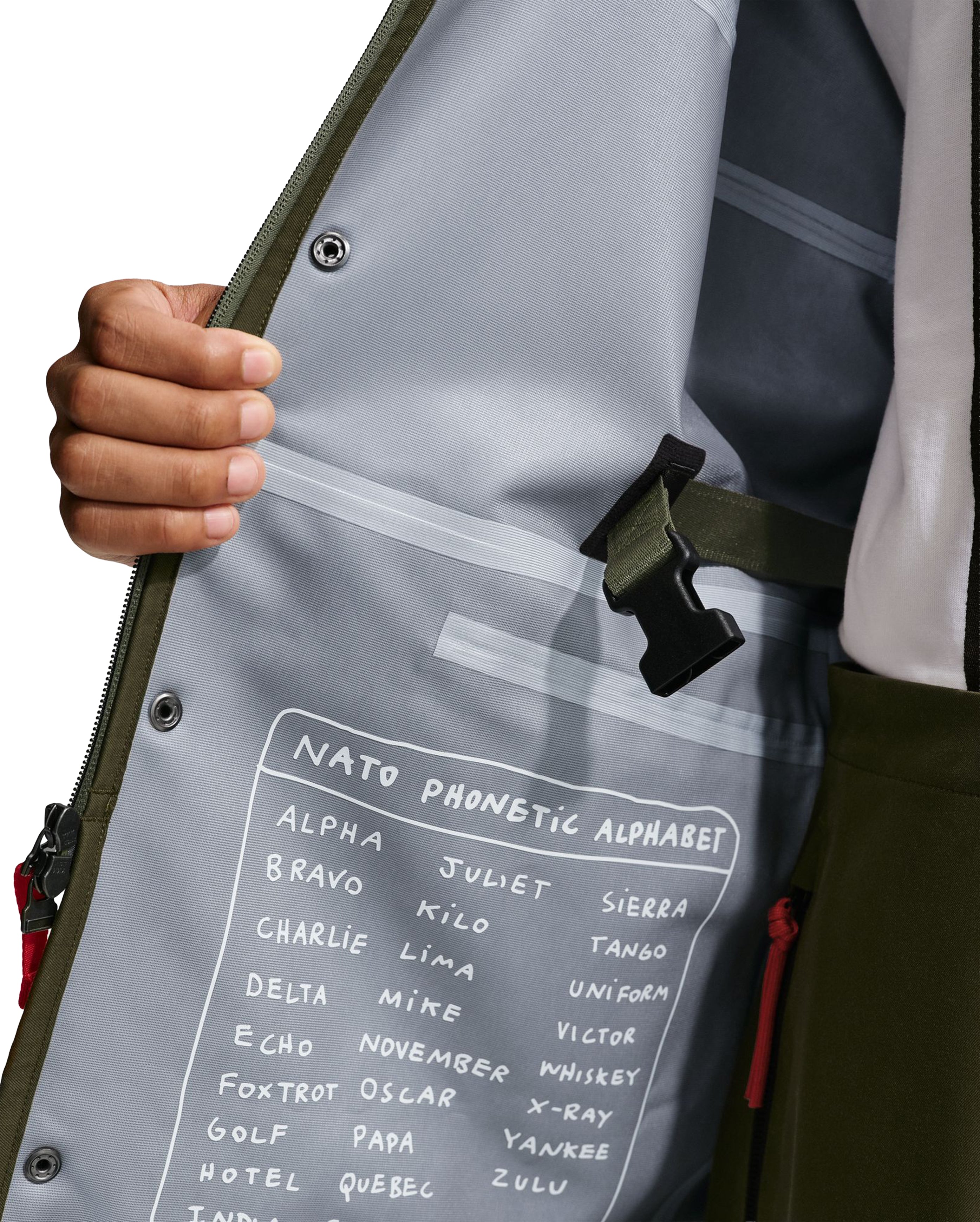 x Tom Sachs Nikecraft I.S.R.U Uniform Hooded Jacket 'Olive Canvas' - Starcowparis - 8