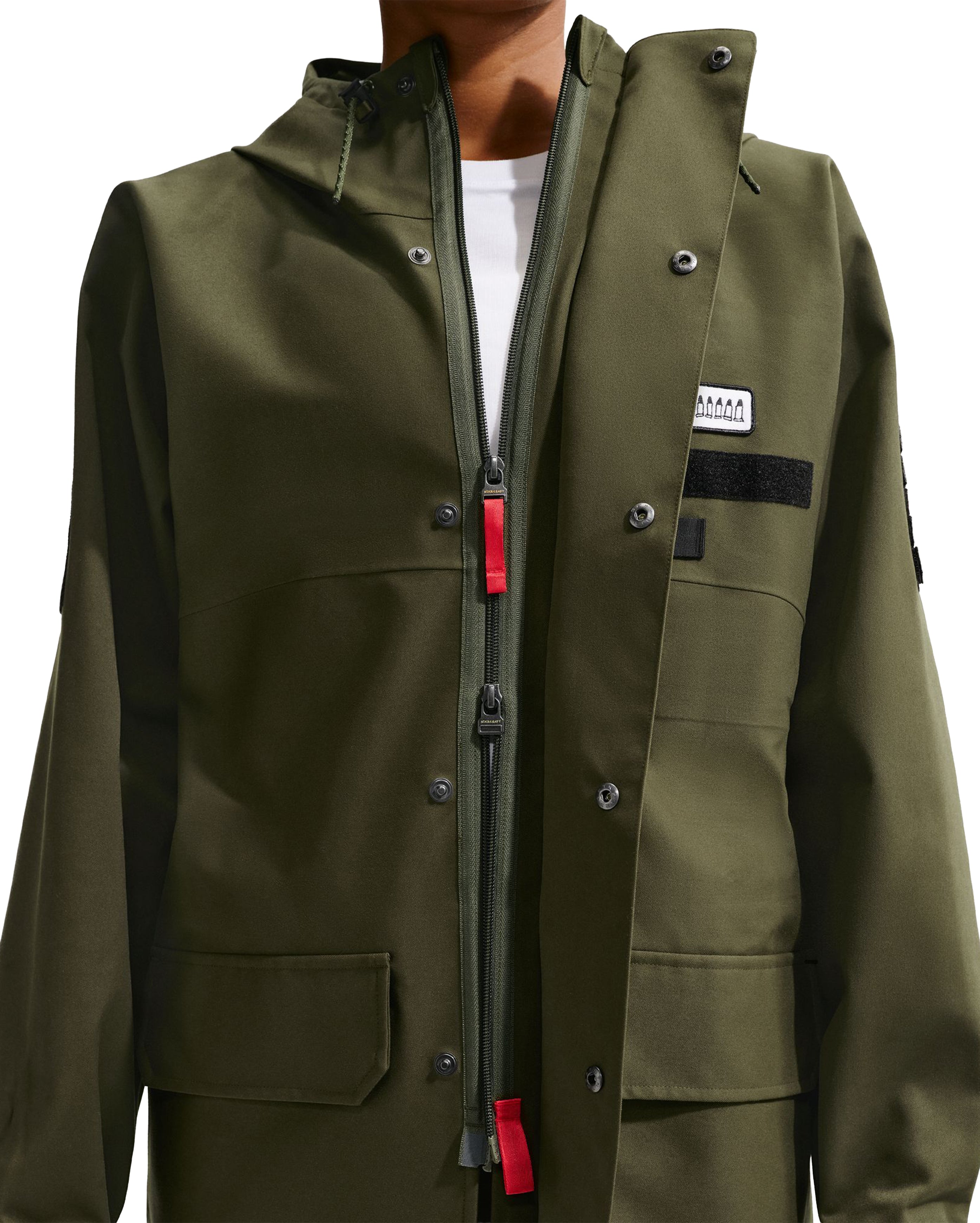 x Tom Sachs Nikecraft I.S.R.U Uniform Hooded Jacket 'Olive Canvas' - Starcowparis - 4