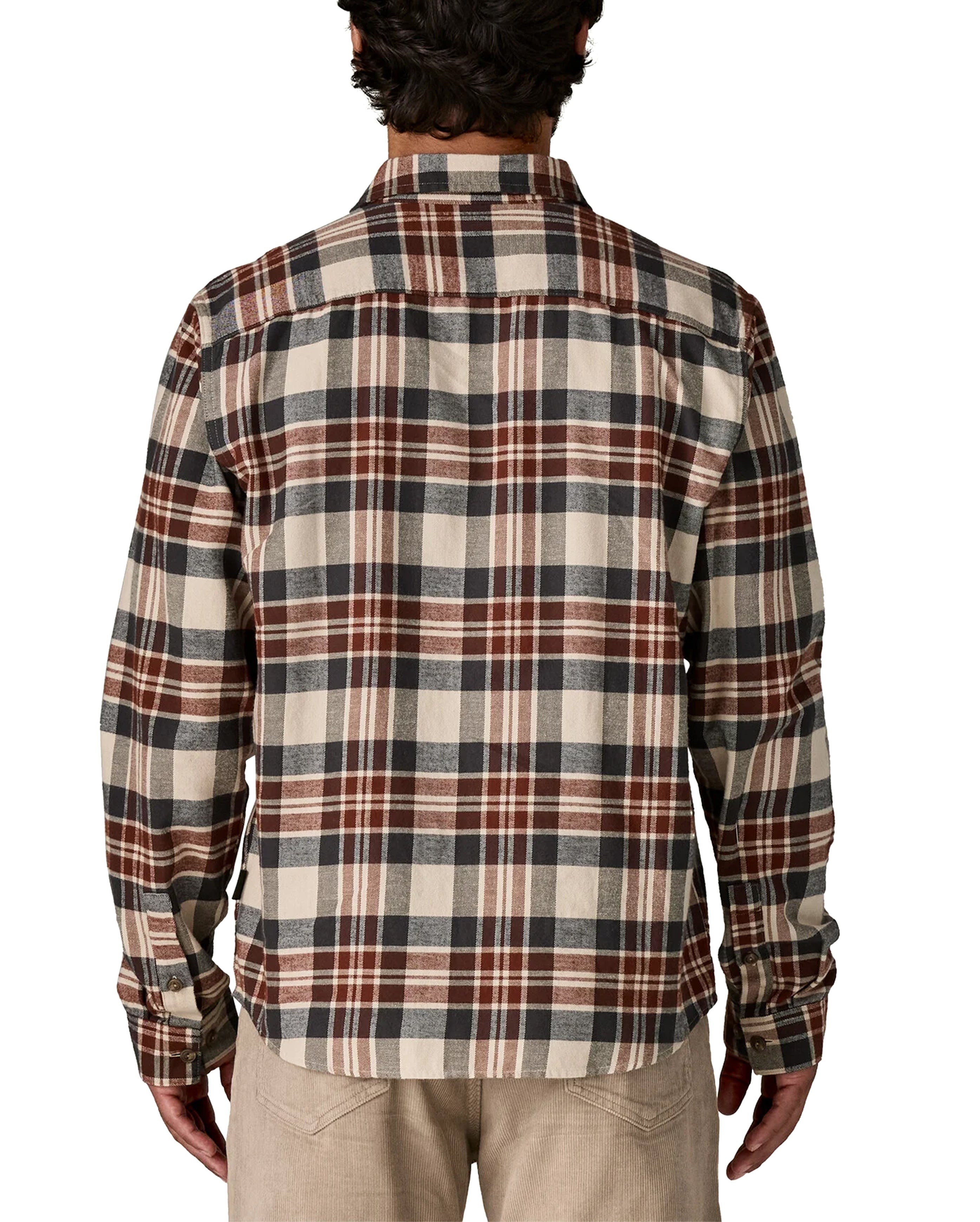 L/S Lightweight Fjord Flannel Shirt Paw Dried Vanilla - Starcowparis - 3