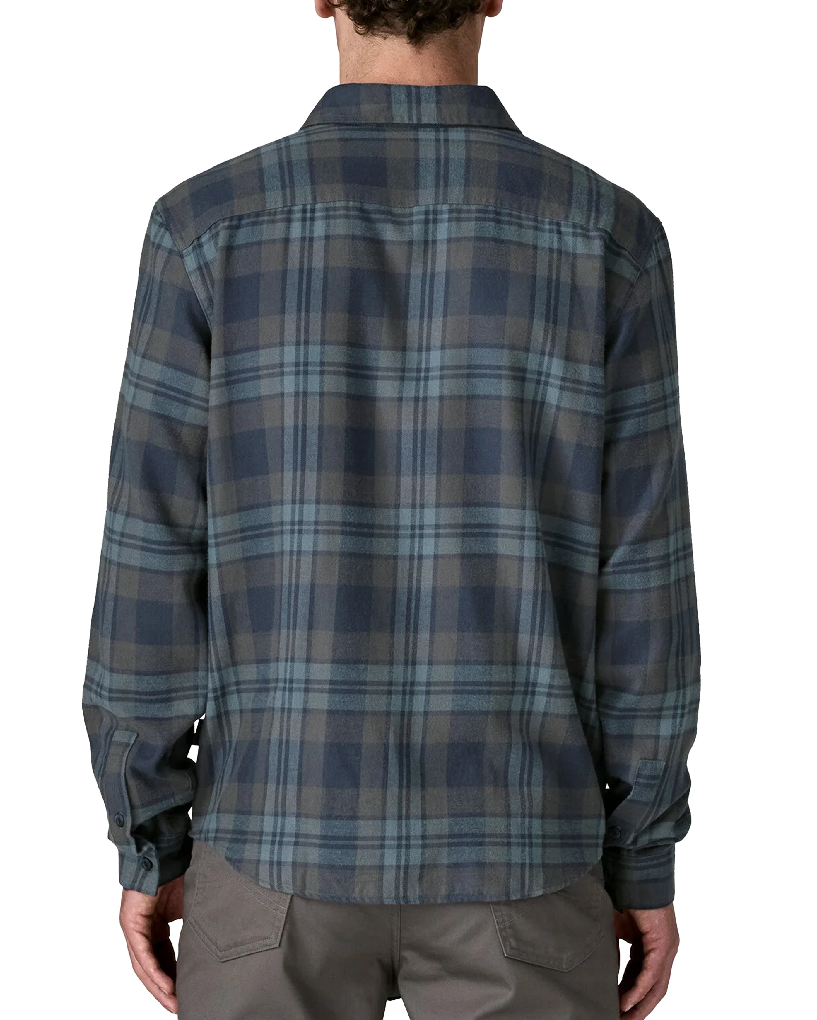 L/S Lightweight Fjord Flannel Shirt Paw Smodler Blue - Starcowparis - 3