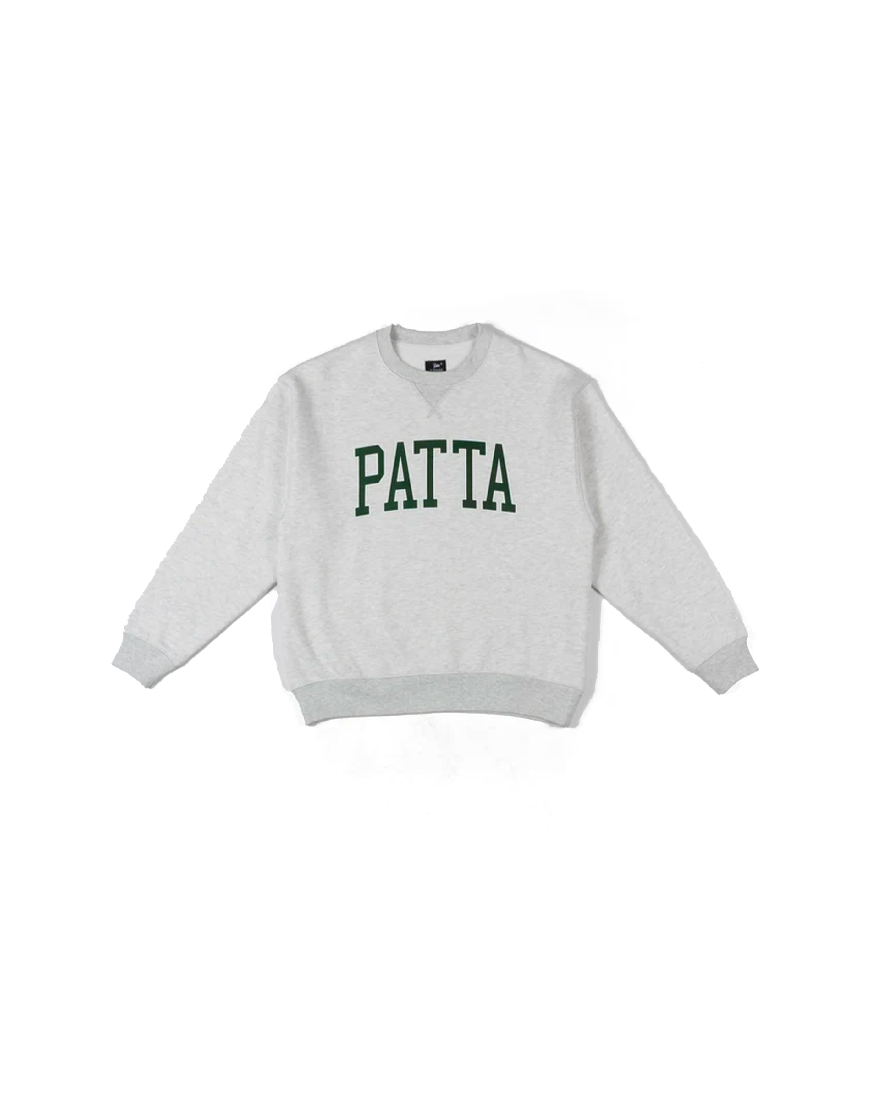 Patta Arc Logo Crewneck Sweater Light Melange Grey - Starcowparis - 1