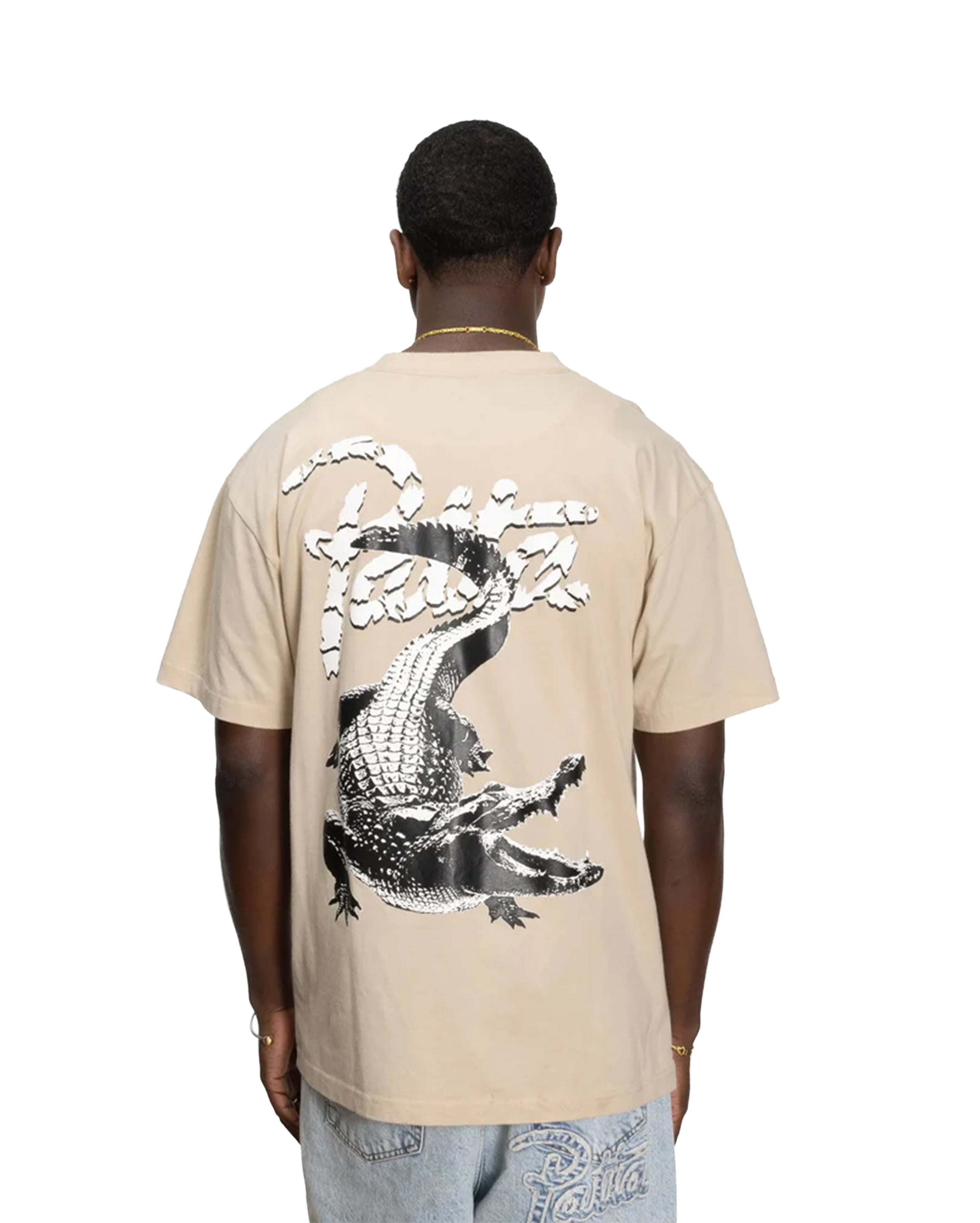 Patta Croco T-Shirt Oatmeal - Starcowparis - 2