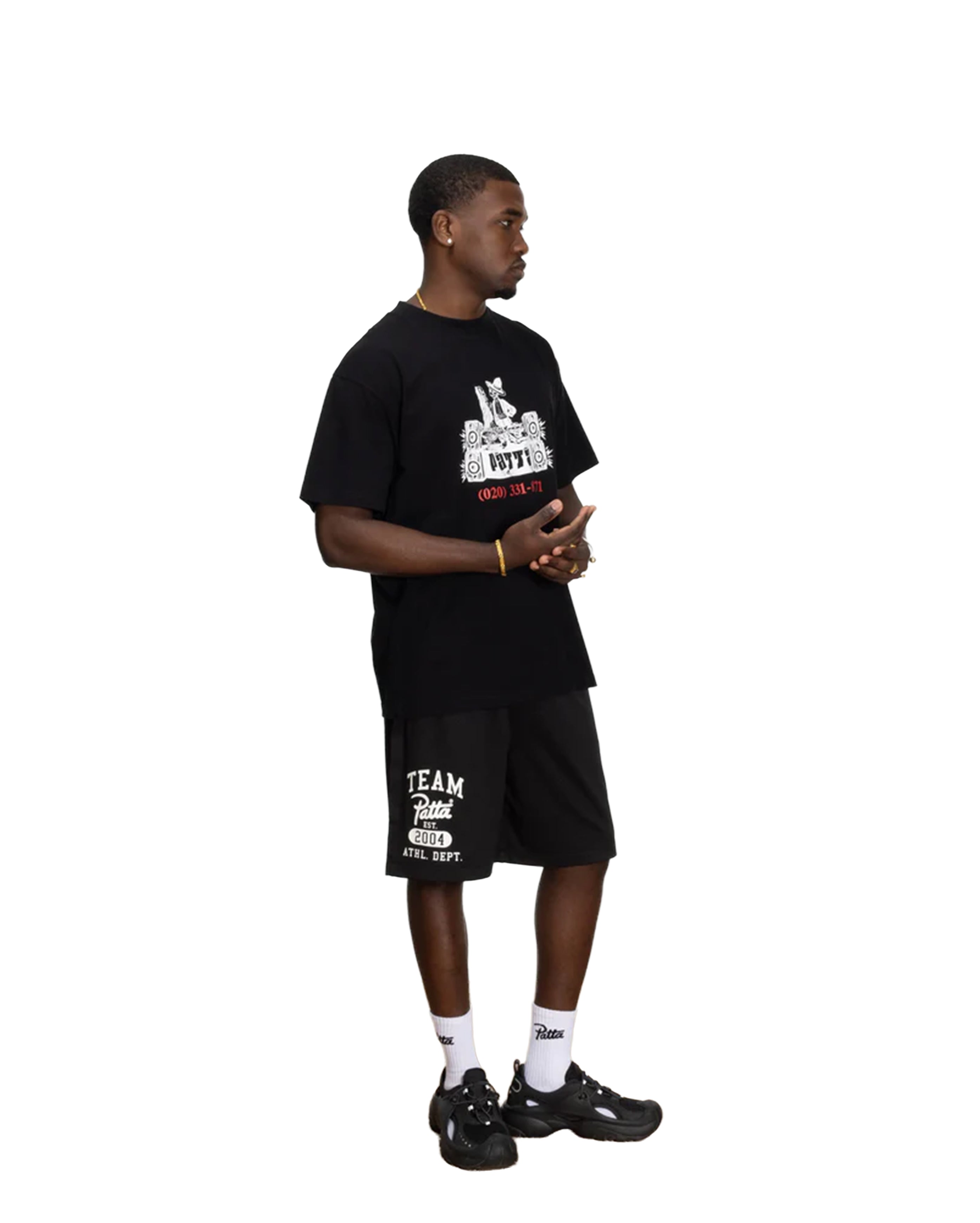Patta DJ Skully T-Shirt Black - Starcowparis - 4