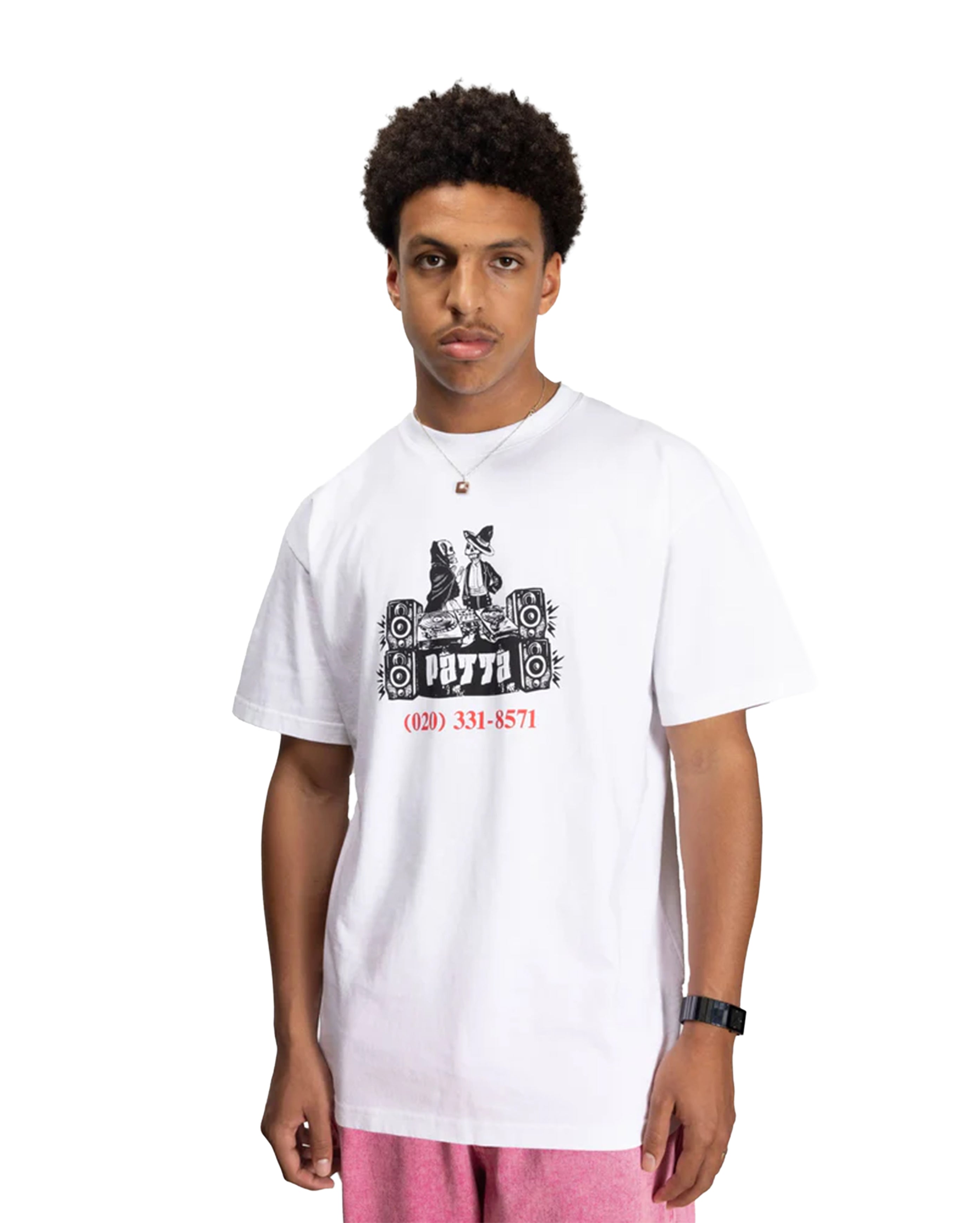 Patta DJ Skully T-Shirt White - Starcowparis - 2