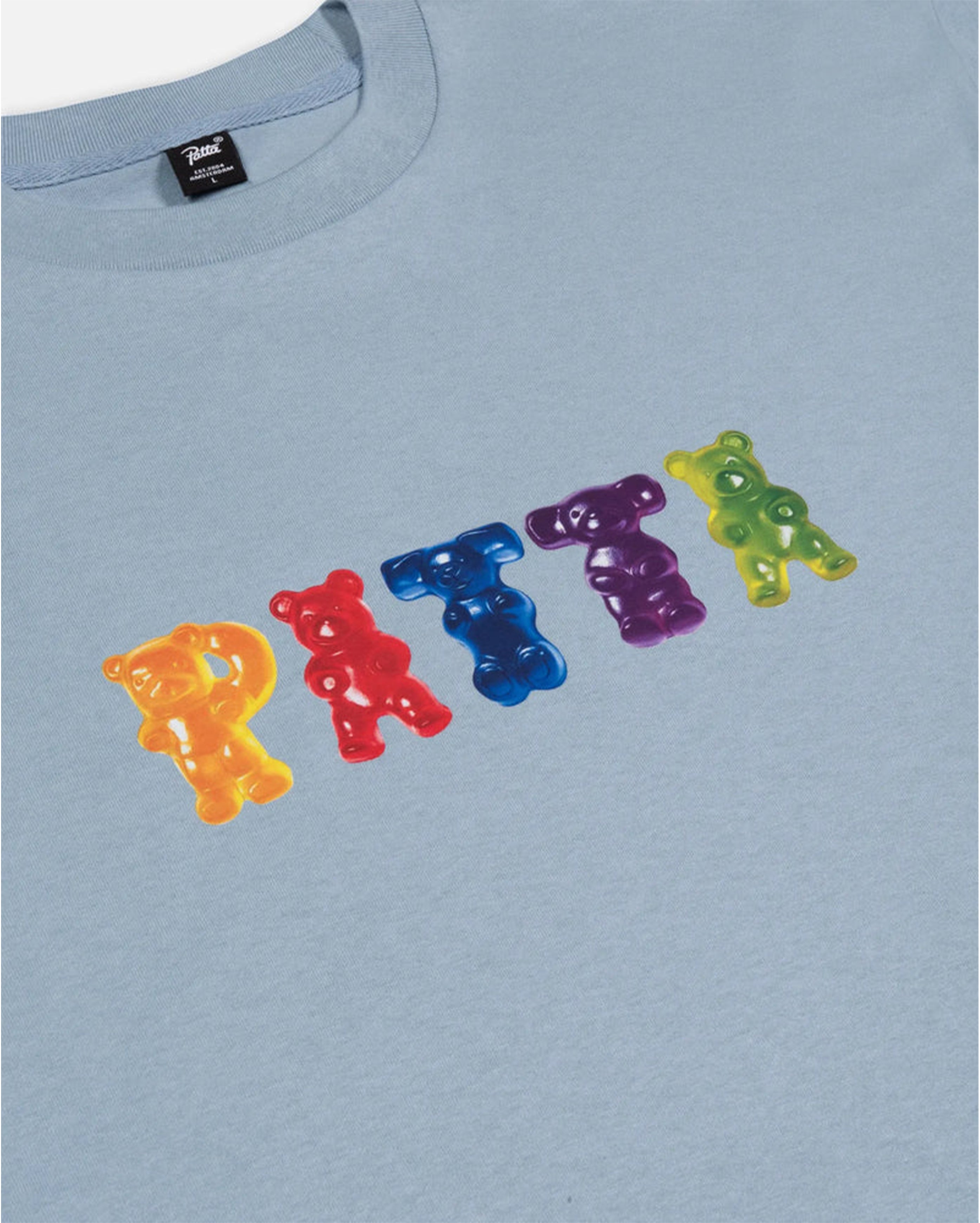 Gummi T-Shirt Dusty Blue - Starcowparis - 4