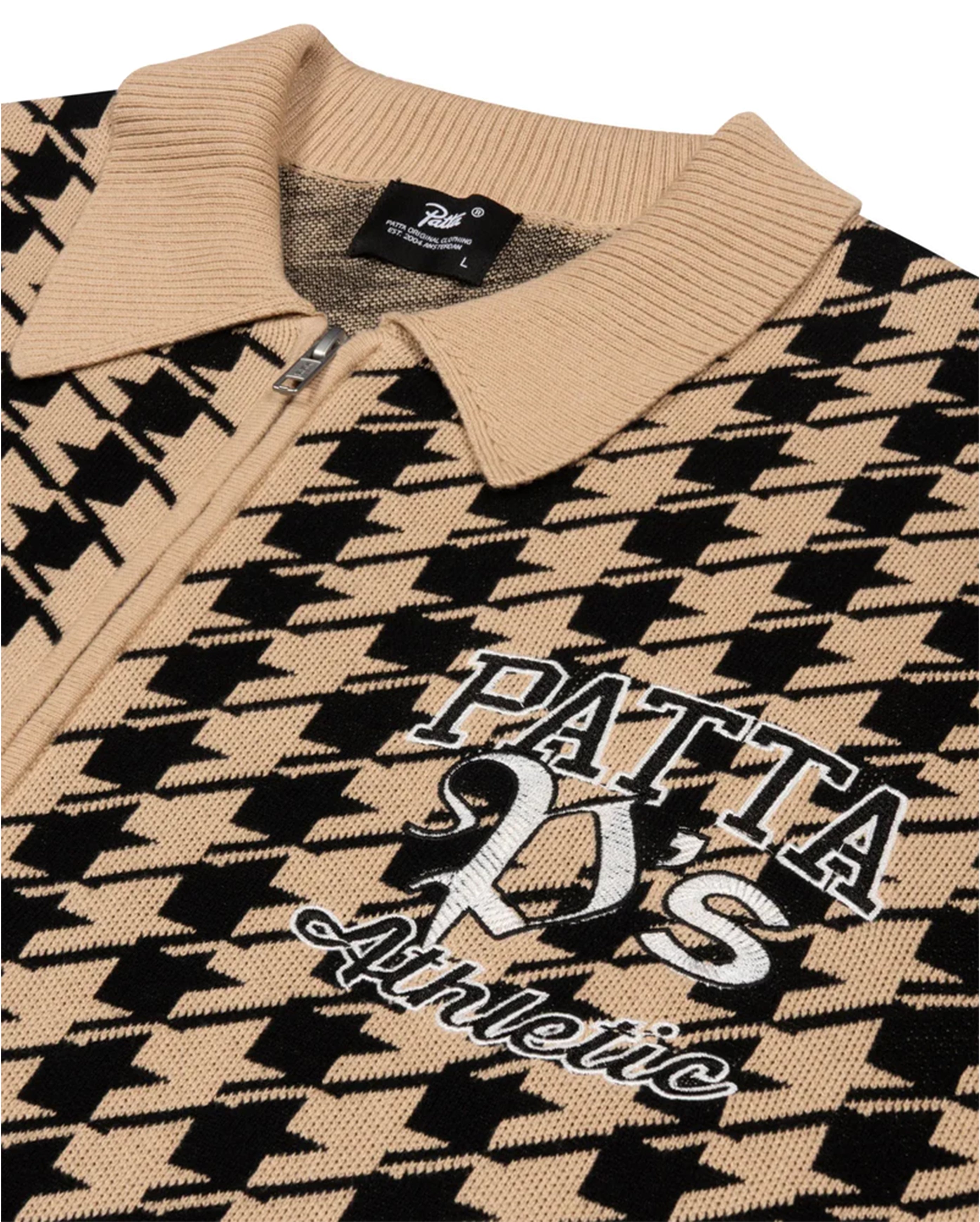Houndstooth Cardigan Irish Cream - Starcowparis - 4