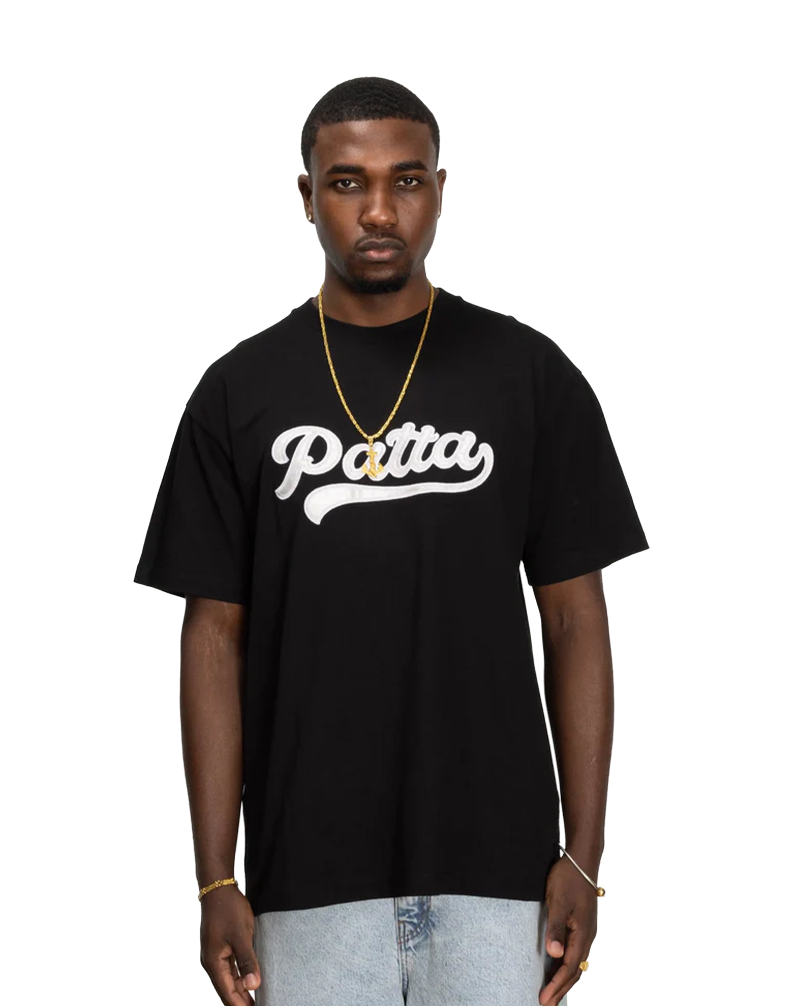 Patta Logo Tail T-Shirt Black - Starcowparis - 2