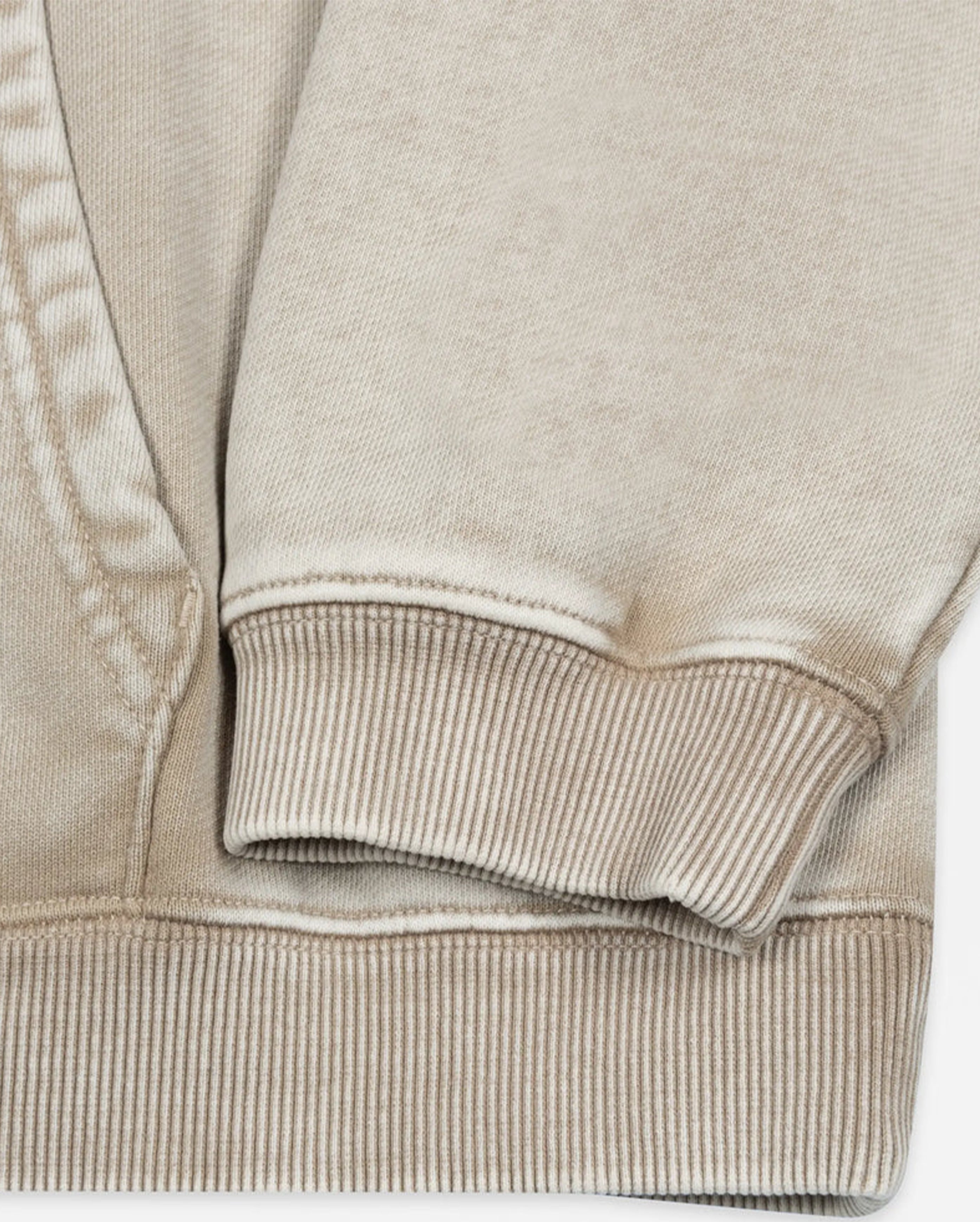 Loopback Logo Zip Hooded Sweater Irish Cream - Starcowparis - 6