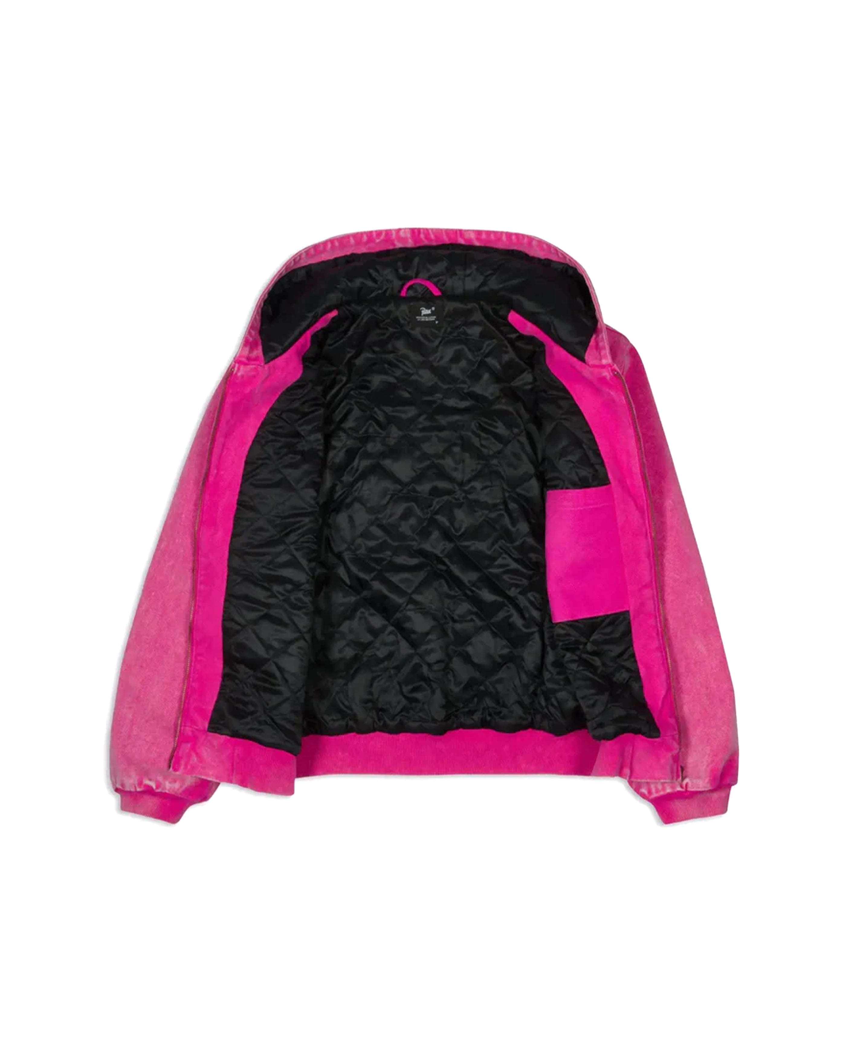 Peace Canvas Hooded Jacket Fuchsia Purple - Starcowparis - 2