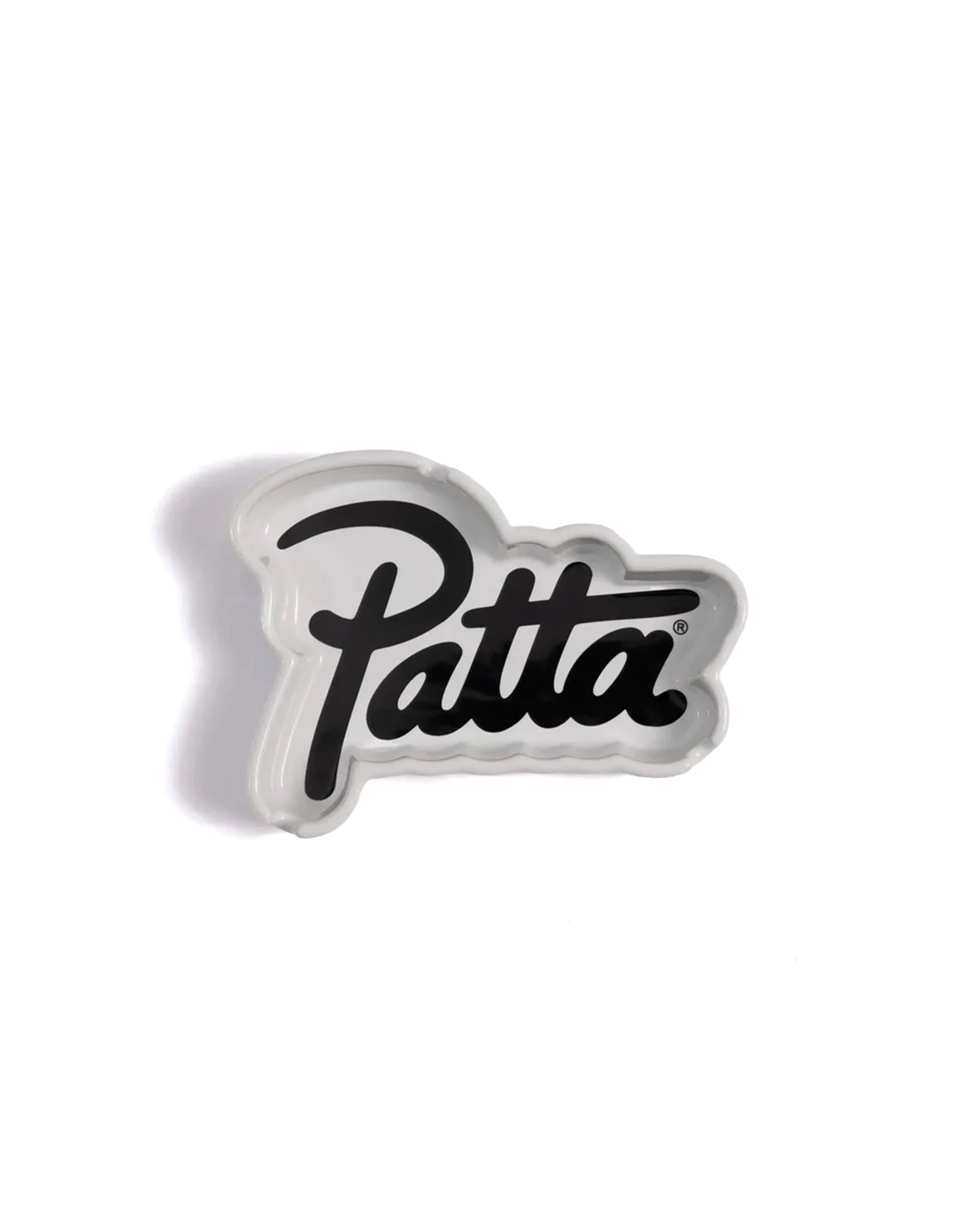 Script Logo Shaped Ashtray White Black - Starcowparis - 1